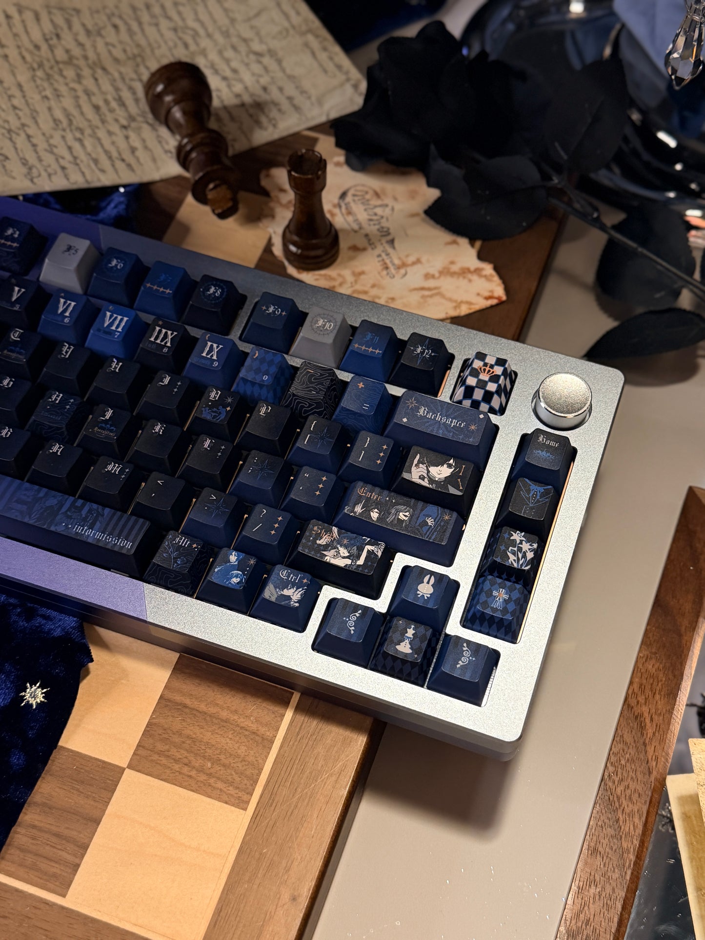 Unboxing For SALEs KiiBOOM LOOP75
Hotswappable Aluminum Gasket Mechanical Keyboard Silver Blue（not including the Wristrest）