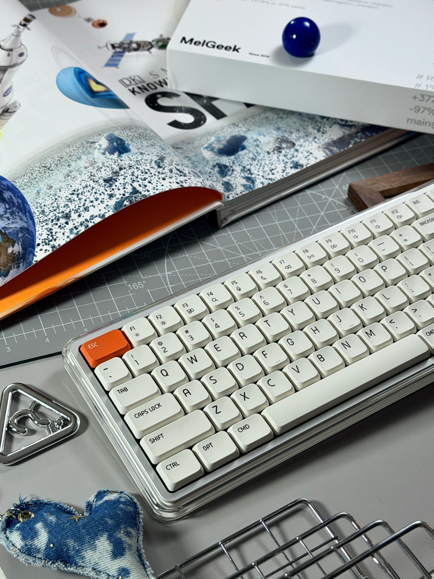 Unboxing Clearance ONLY 1 Instock MelGeek O2 Quiet Wireless Keyboard Low-Profile