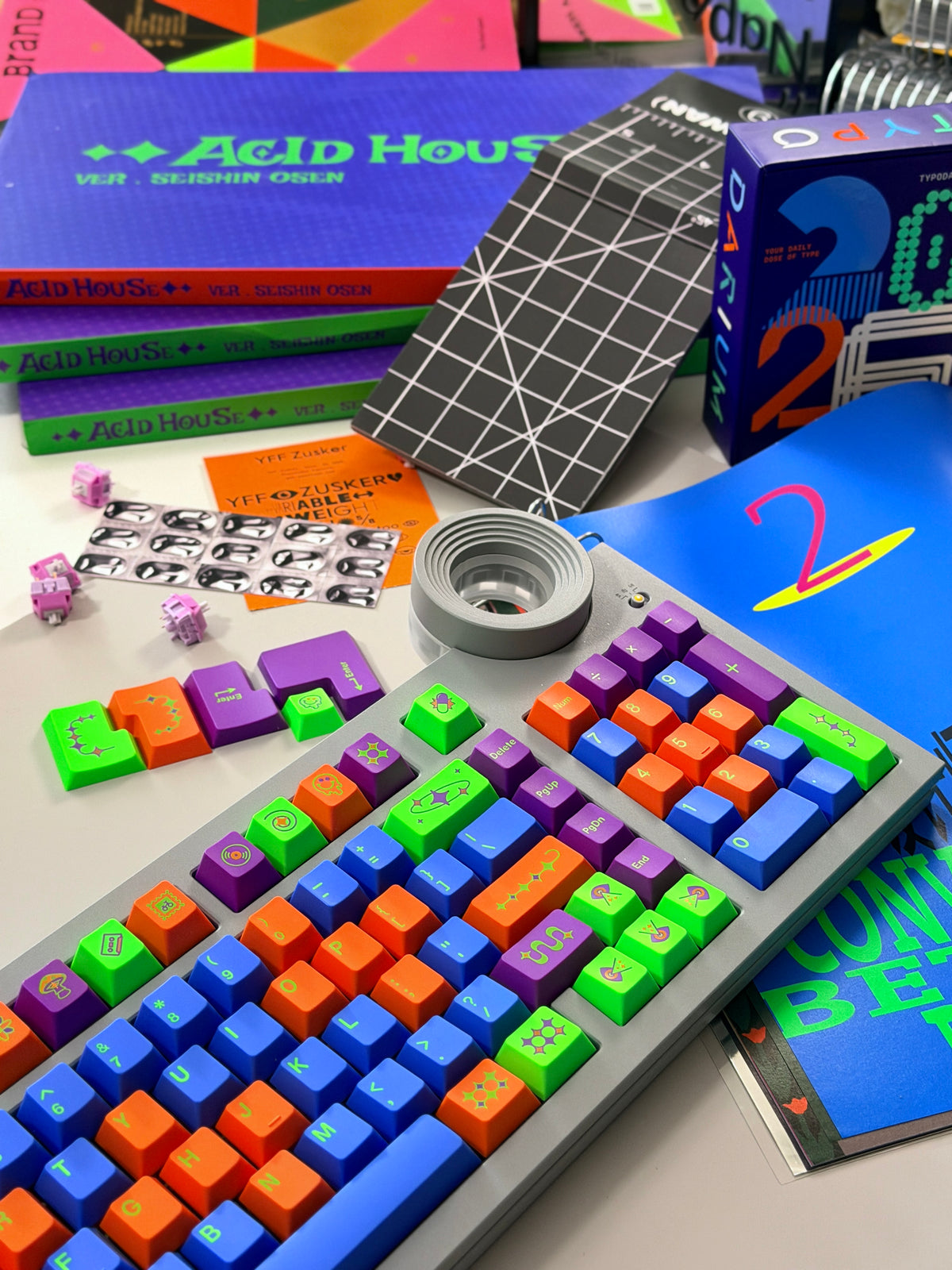 ONLY 1 Instock Dry Studio ATM98Misty Dusk Star Ring RGB Backlit Wireless Aluminum Mechanical