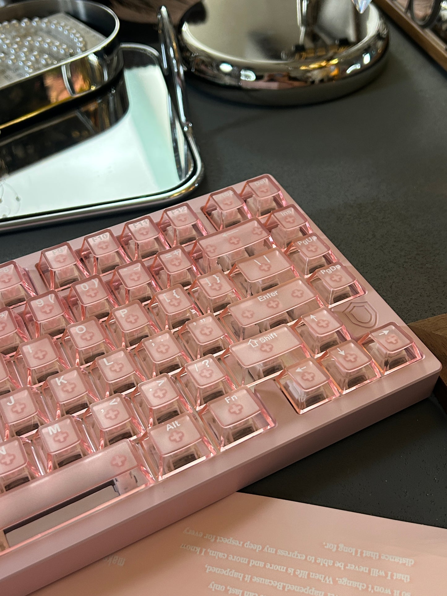 Unboxing Sample For Sales ONLY 1 Instock Pink Irok Mg75 Pro Aluminum Magnetic Mechanical Keyboard Gaming 0.005mm 8k Polling Rate Rapid Trigger Rgb Hotswap Gamer Keyboard