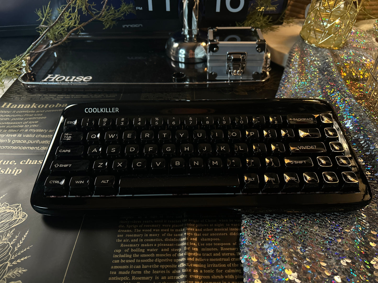 Unboxing Clearance ONLY 1 CoolKiller Raven Black Vivid67 Aluminum Mechanical Keyboard