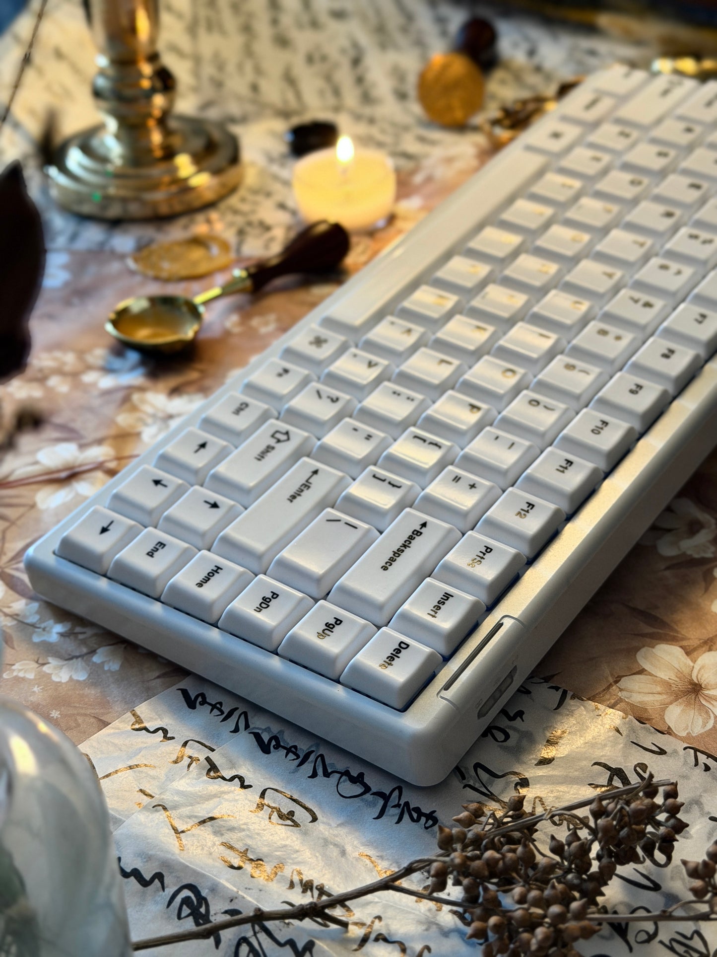 Unboxing Clearance ONLY 1 Instock ZEN75 Low-Profile Keyboard with Ceramic Keycaps