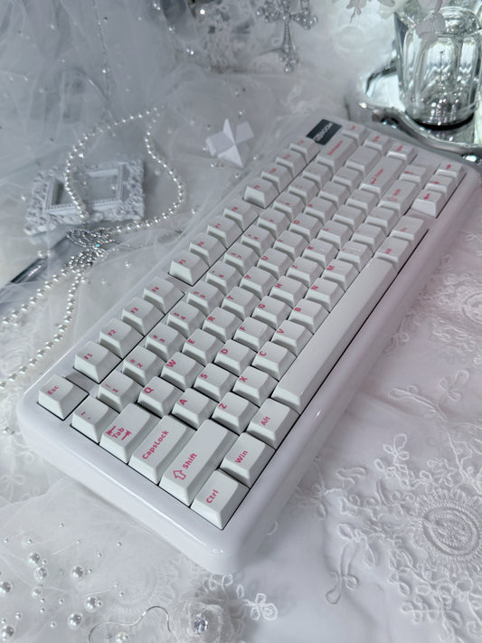 Unboxing Sample ONLY 1 INSTOCK KiiBOOM Phantom81 Lite White Tri-mode Wireless Mechanical Keyboard