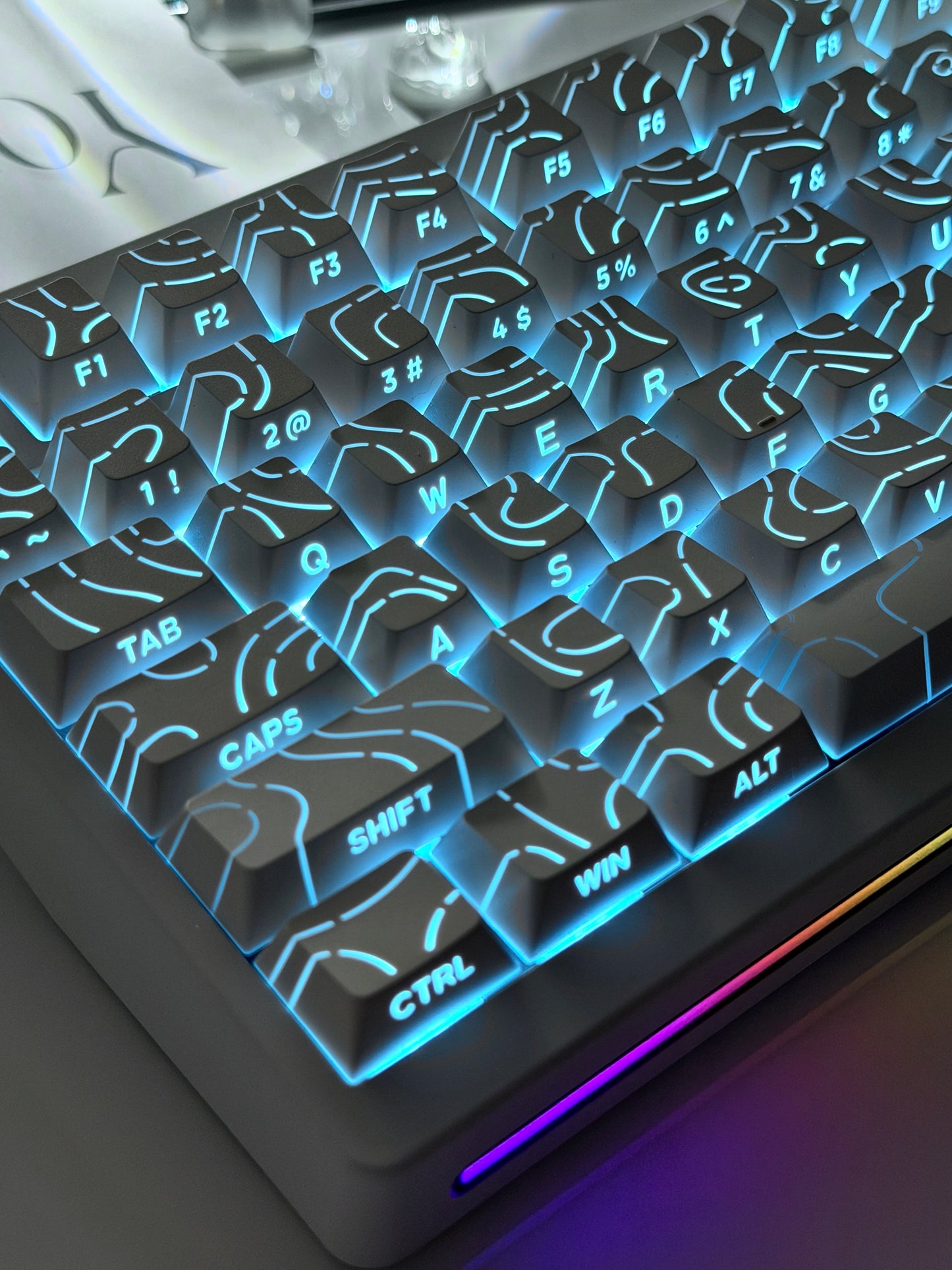 Unboxing ONLY 1 Instock ELECFOX SPECTRA75 Mechanical Gaming Keyboard Wireless RGB Backlight Dot Matrix Display