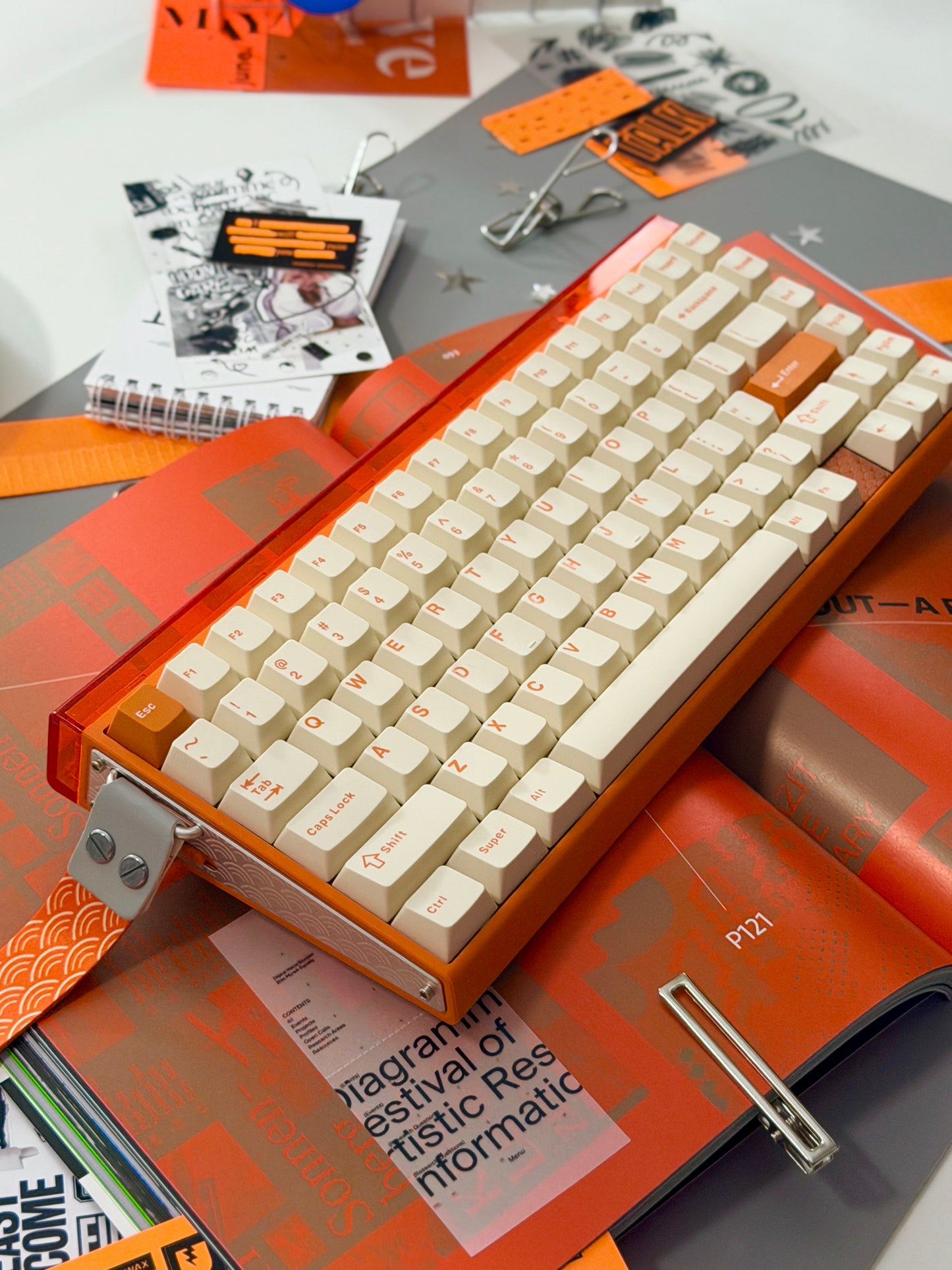 Unboxing Sample For Sales ONLY 1 Instock Orange AULA Hero 75 HE Tri-Mode Magnetic Keyboard