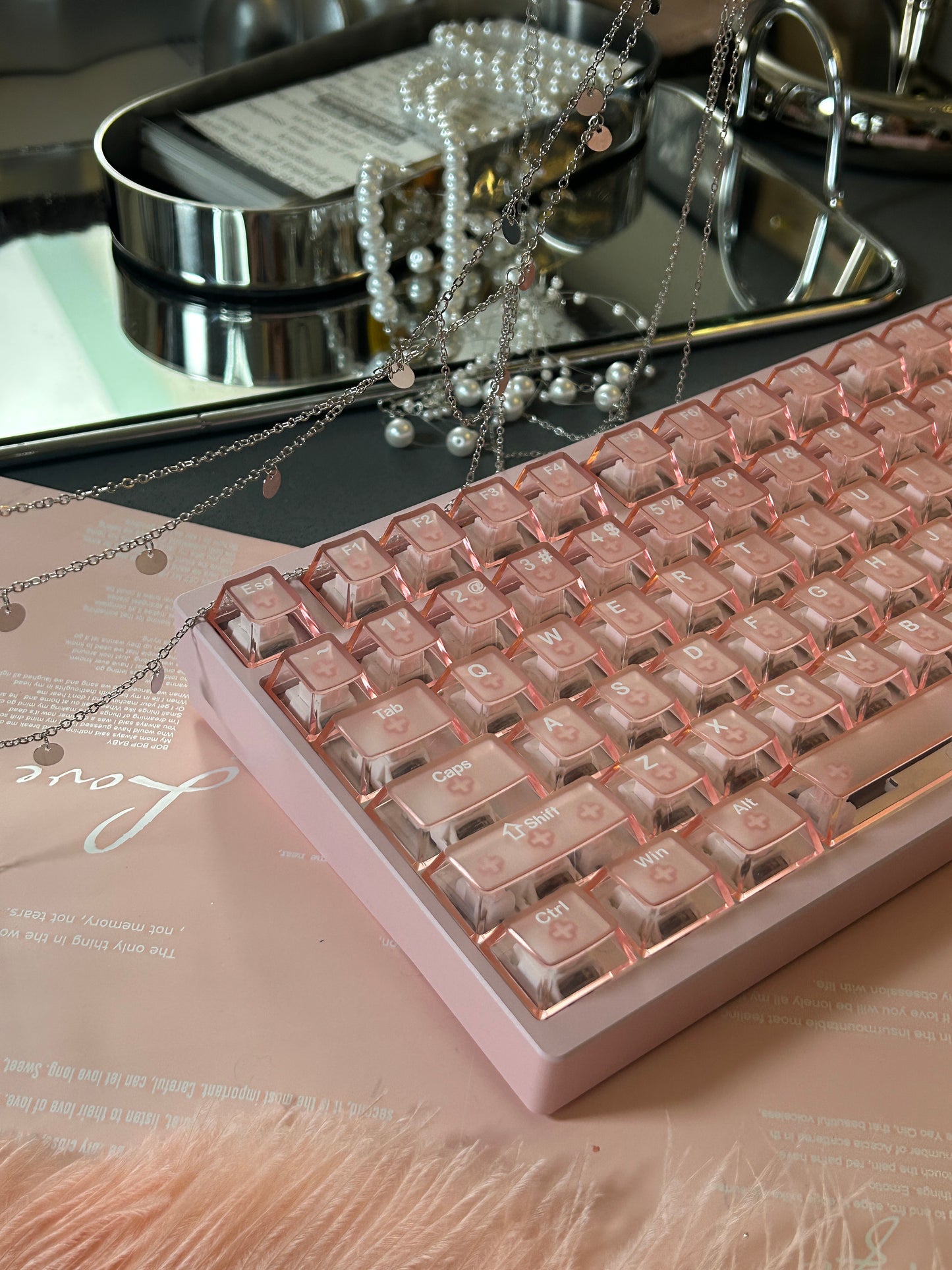 Unboxing Sample For Sales ONLY 1 Instock Pink Irok Mg75 Pro Aluminum Magnetic Mechanical Keyboard Gaming 0.005mm 8k Polling Rate Rapid Trigger Rgb Hotswap Gamer Keyboard