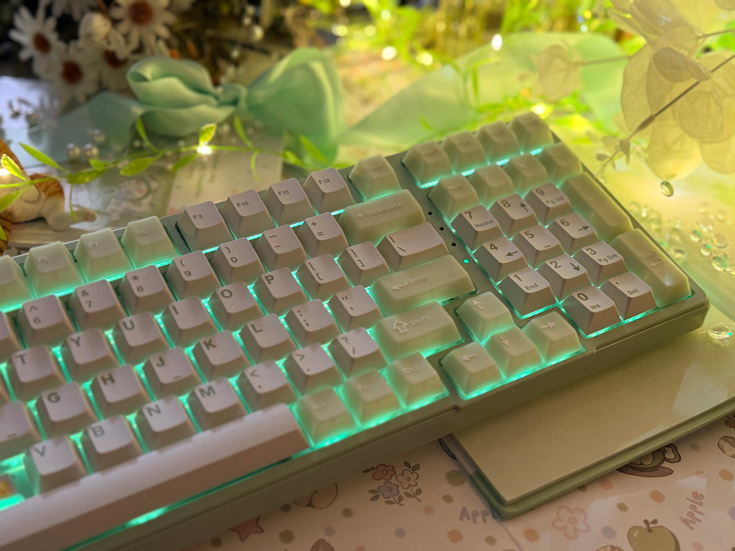 Unboxing For Sales FURYCUBE K99 pro Creamy Green Wireless Mechanical Keyboard, Gasket Hot Swappable RGB Gaming Keyboard with Numpad