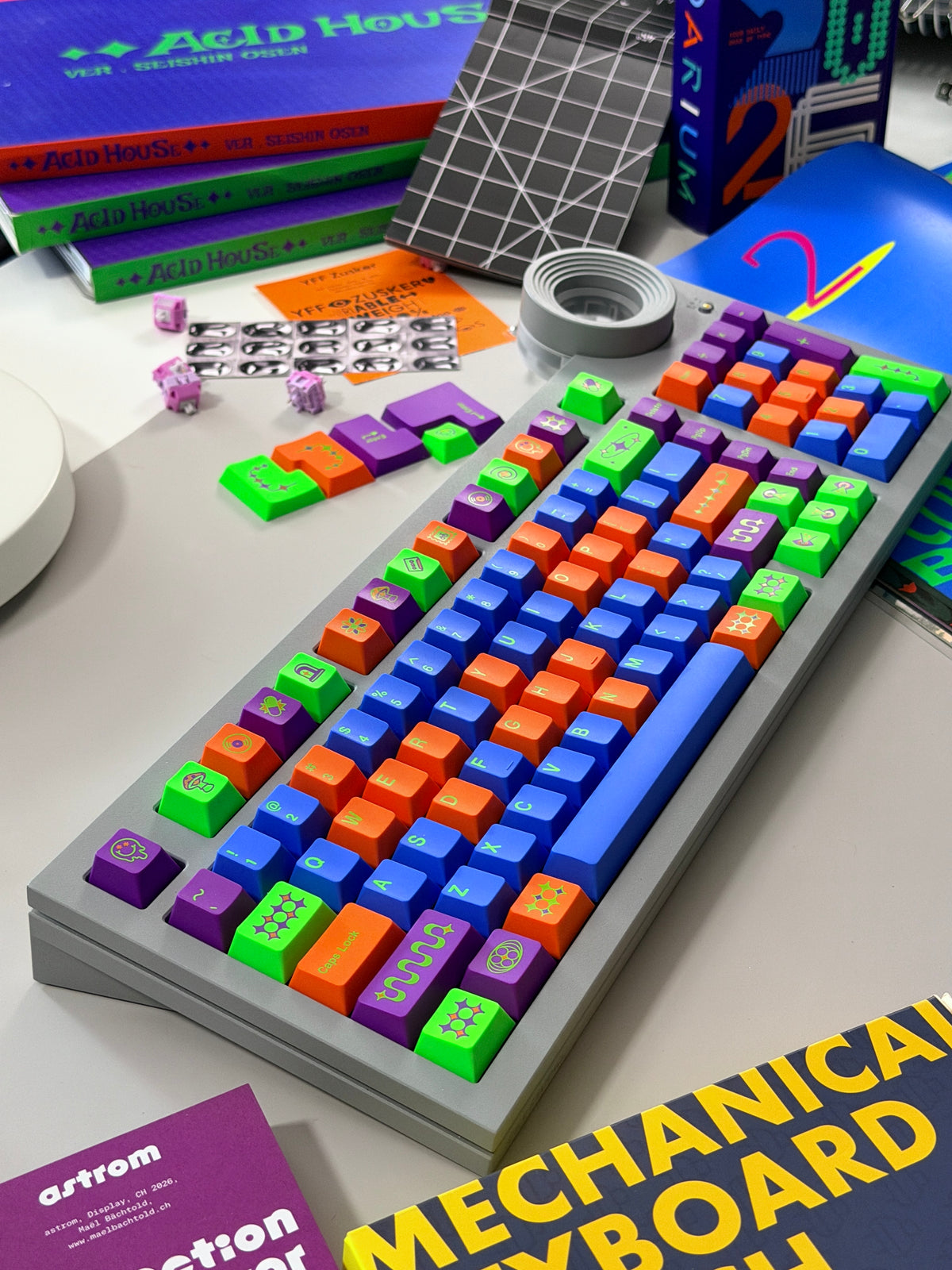 ONLY 1 Instock Dry Studio ATM98Misty Dusk Star Ring RGB Backlit Wireless Aluminum Mechanical