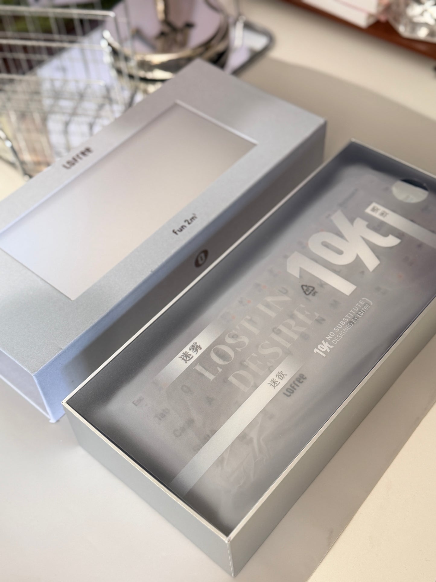 Unboxing Clearance ONLY 1 Instock LOFREE 1% Misty White Foggy Matte Wireless Mechanical Keyboard