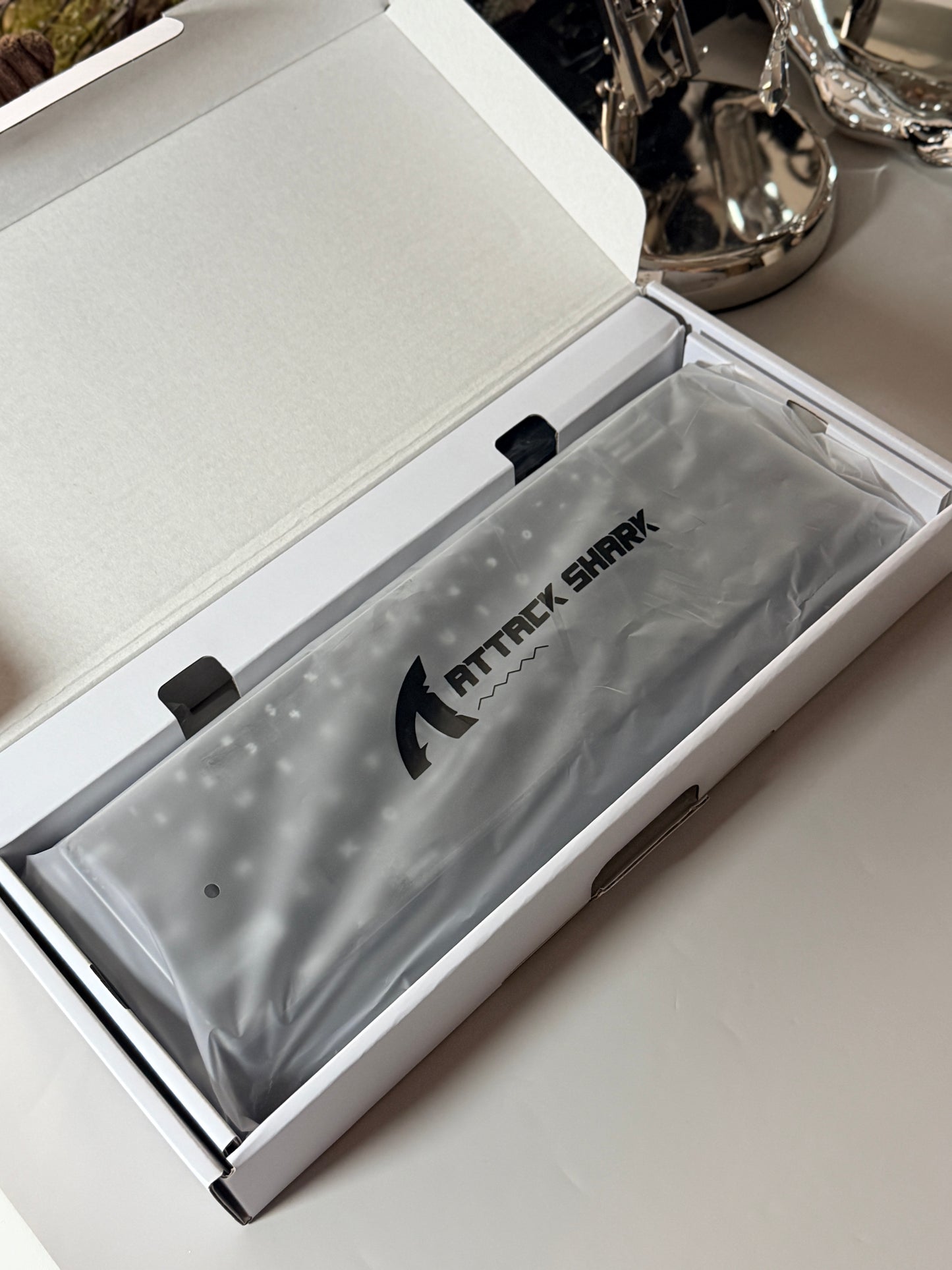 Unboxing Clearance ONLY 1 Instock ATTACK SHARK R68 HE Carbon Fiber Rapid Trigger Gaming Keyboard Magnetic Switch