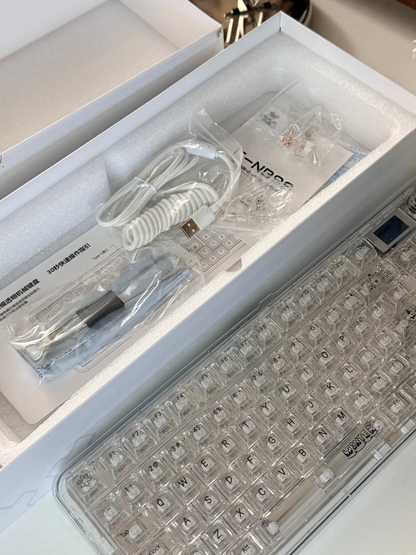 Unboxing Sample For Sale ONLY 1 Instock AULA F-NB98 Wireless Mechanical Keyboard