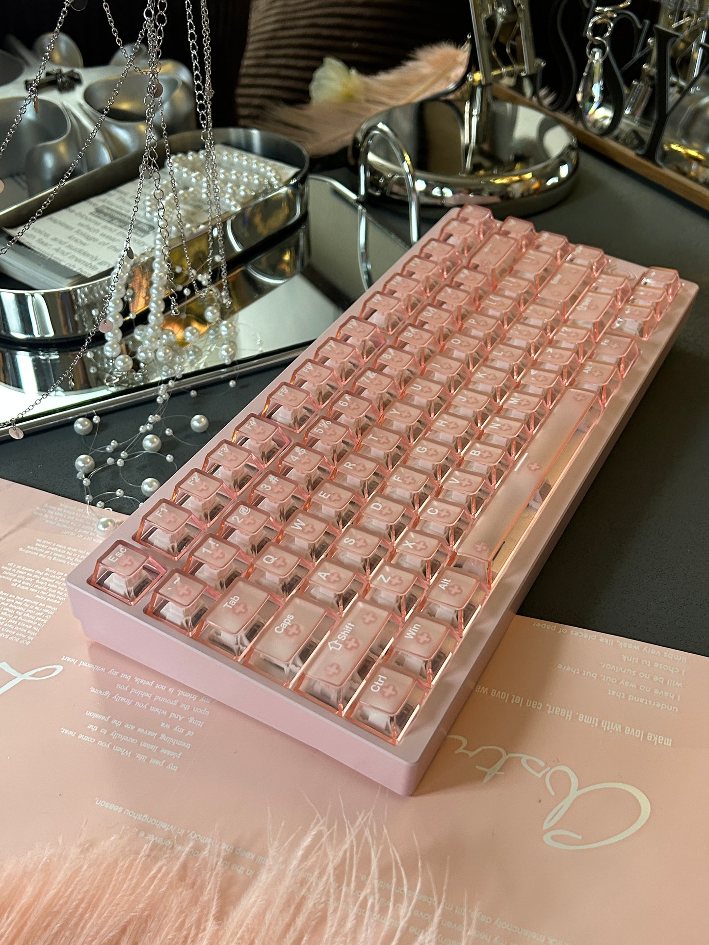 Unboxing Sample For Sales ONLY 1 Instock Pink Irok Mg75 Pro Aluminum Magnetic Mechanical Keyboard Gaming 0.005mm 8k Polling Rate Rapid Trigger Rgb Hotswap Gamer Keyboard
