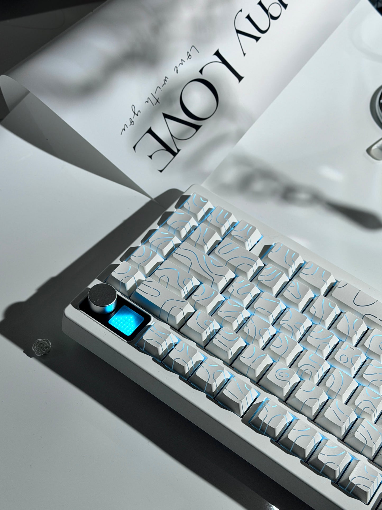 Unboxing ONLY 1 Instock ELECFOX SPECTRA75 Mechanical Gaming Keyboard Wireless RGB Backlight Dot Matrix Display