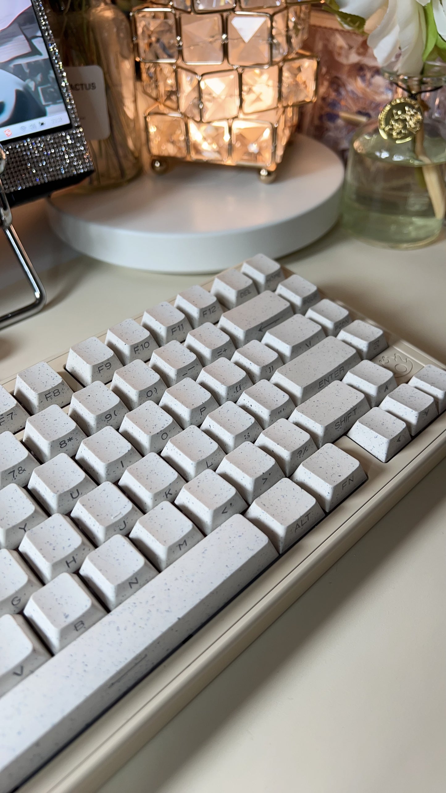 【Preorder】Prebuilt FF75 Beige Aluminum Mechanical Customized Keyboard