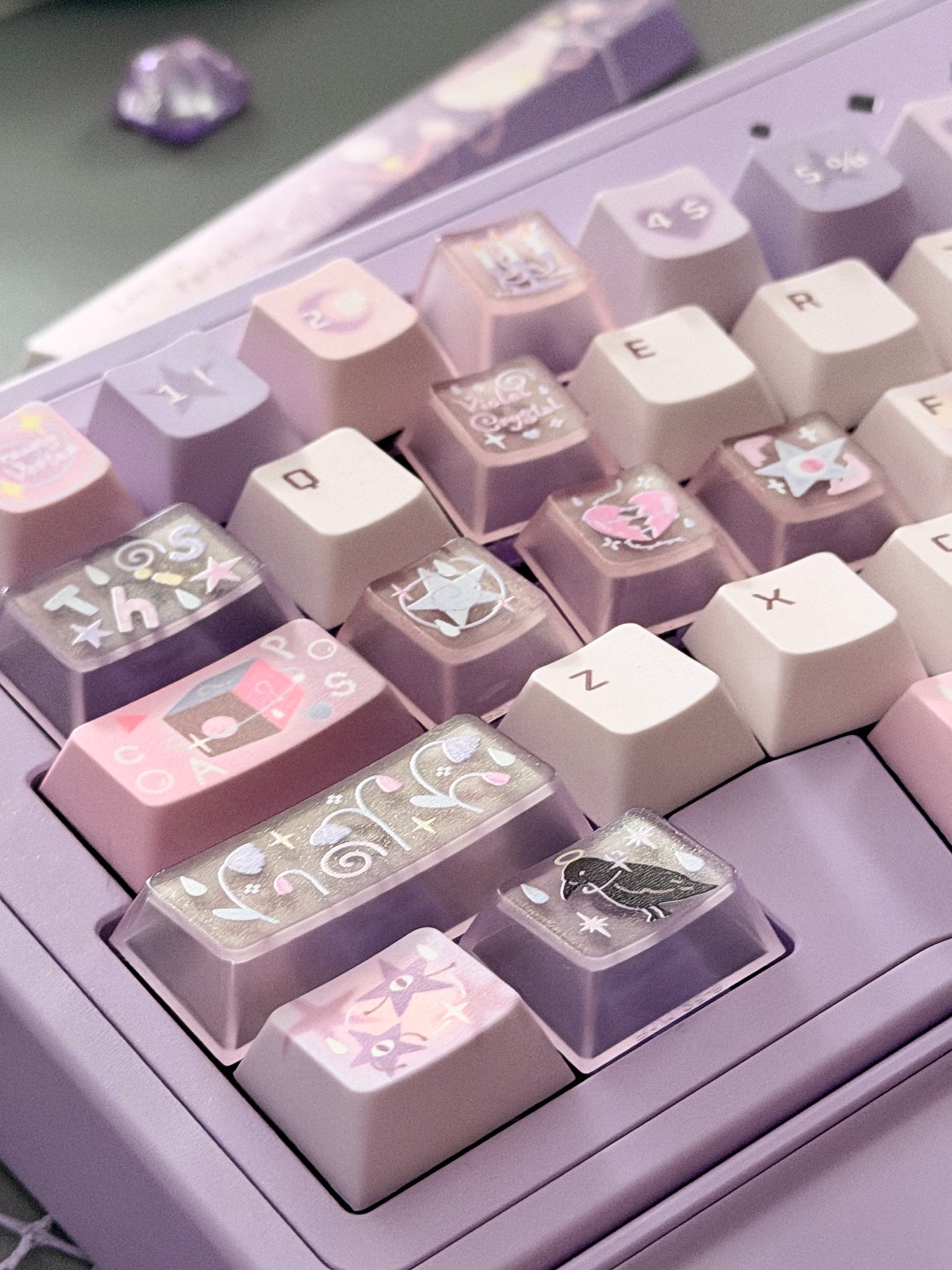 ONLY 1 instock Prebuilt StarAlice Aluminum Customized Mechanical Keyboard With Wrist rest