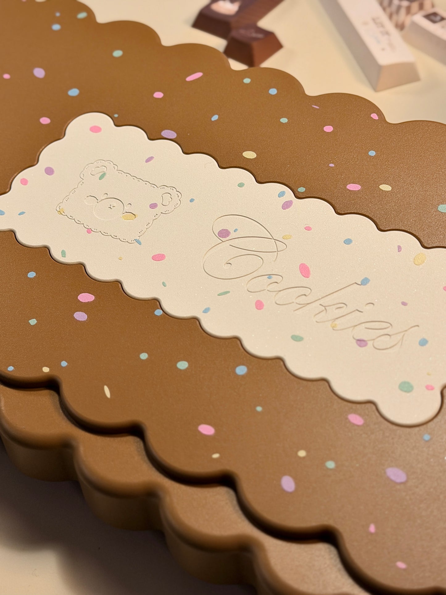 ONLY 1 Instock Prebuilt Aluminum Customized Mechanical Keyboard Cookies75 Brown Sugar Set