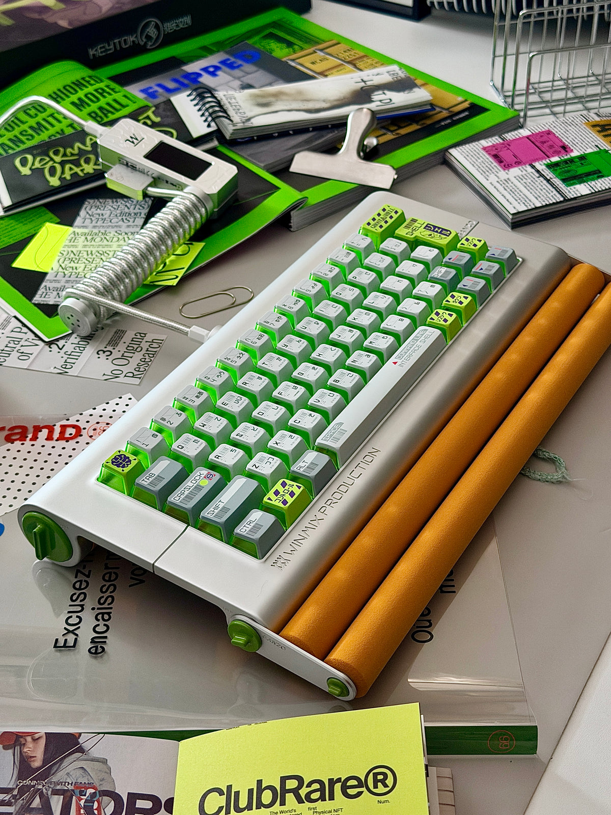 ONLY 1 Instock Prebuilt Aluminum Custom Mechanical Keyboard Ganzo60 Set  | Wireless | Backlit