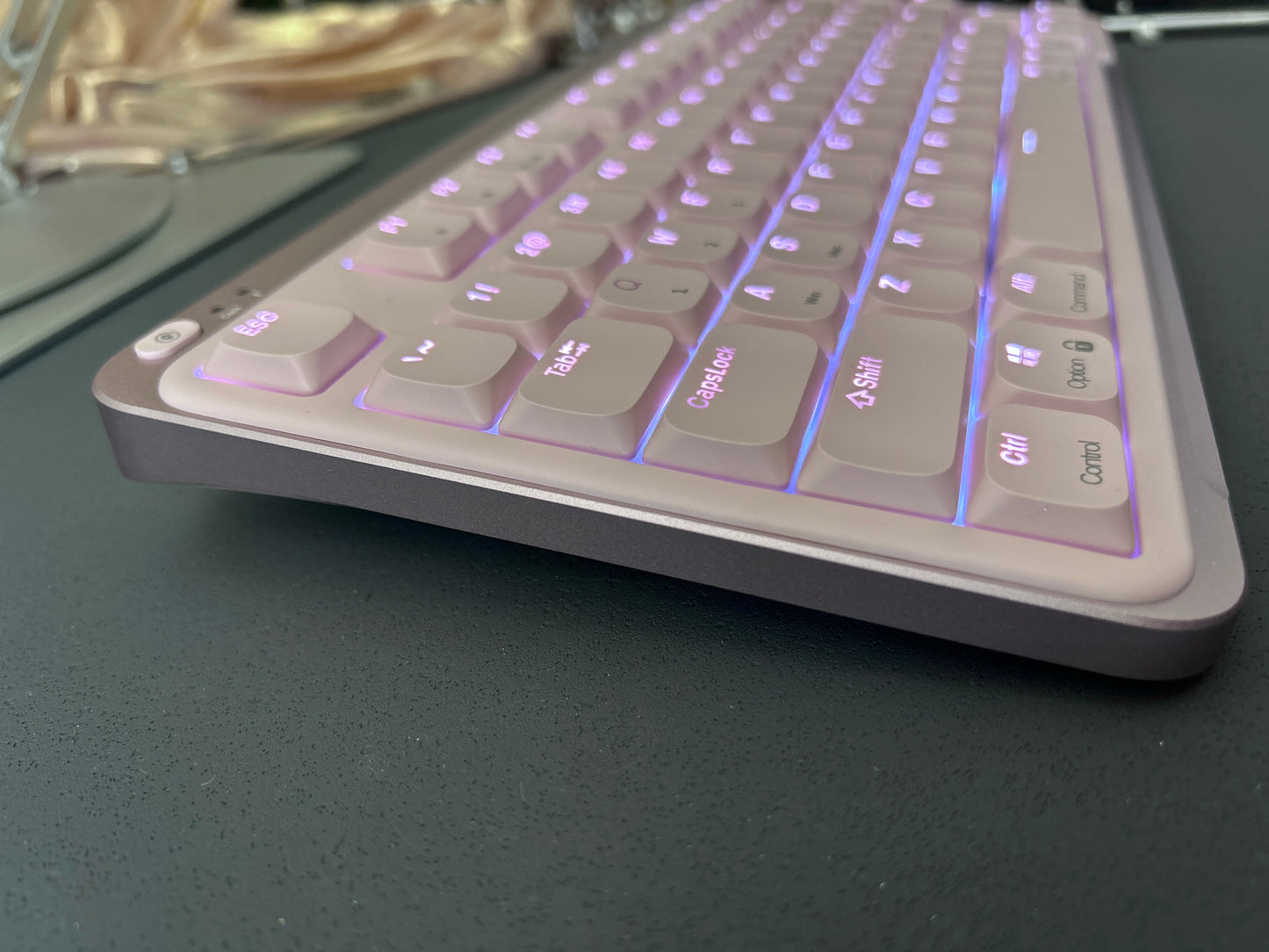 Unboxing Clearance ONLY 1 Instock Kzzi I75 Anodized Pink Low-Profile Wireless Keyboard