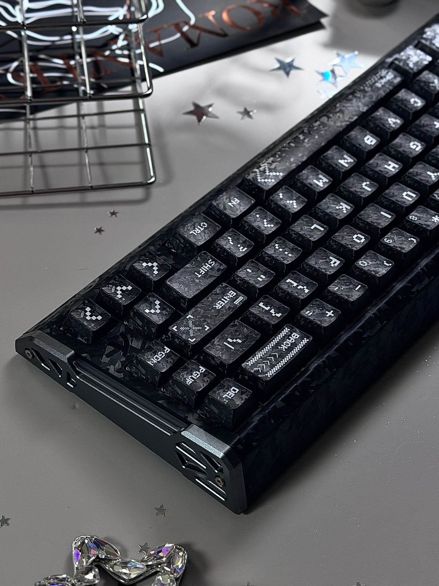 Unboxing Clearance ONLY 1 Instock ATTACK SHARK R68 HE Carbon Fiber Rapid Trigger Gaming Keyboard Magnetic Switch
