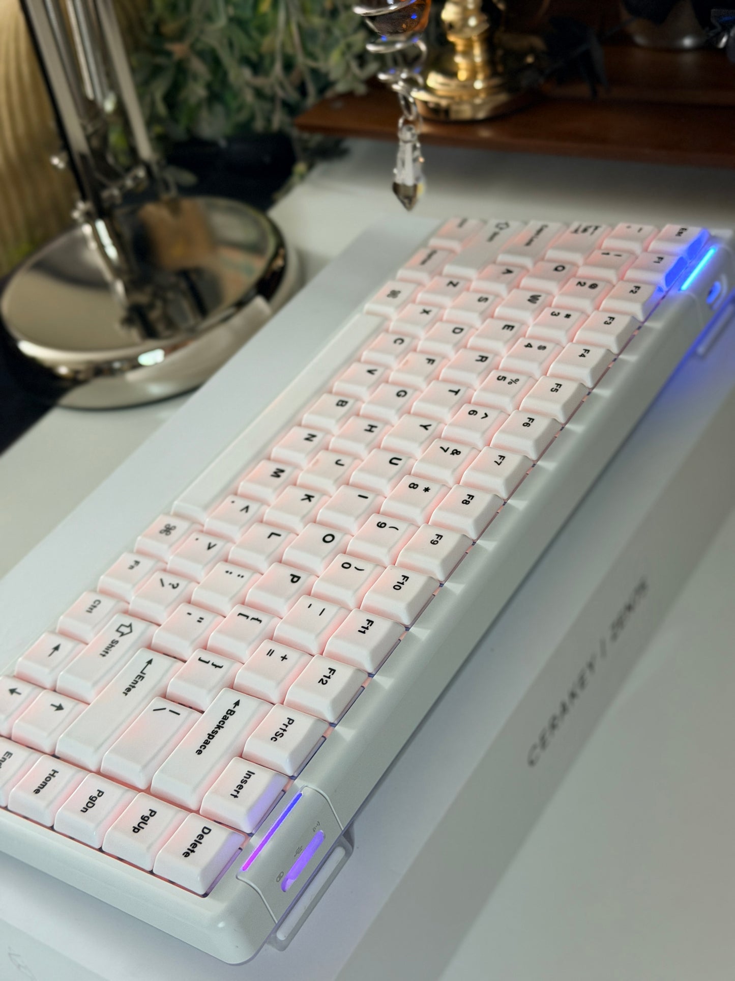 Unboxing Clearance ONLY 1 Instock ZEN75 Low-Profile Keyboard with Ceramic Keycaps