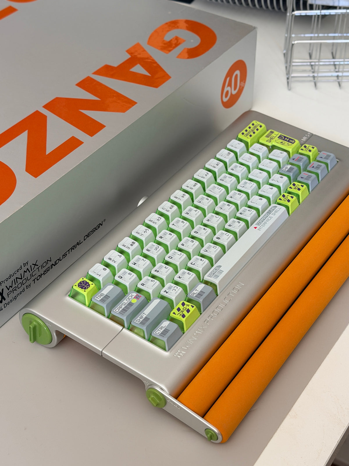 ONLY 1 Instock Prebuilt Aluminum Custom Mechanical Keyboard Ganzo60 Set  | Wireless | Backlit