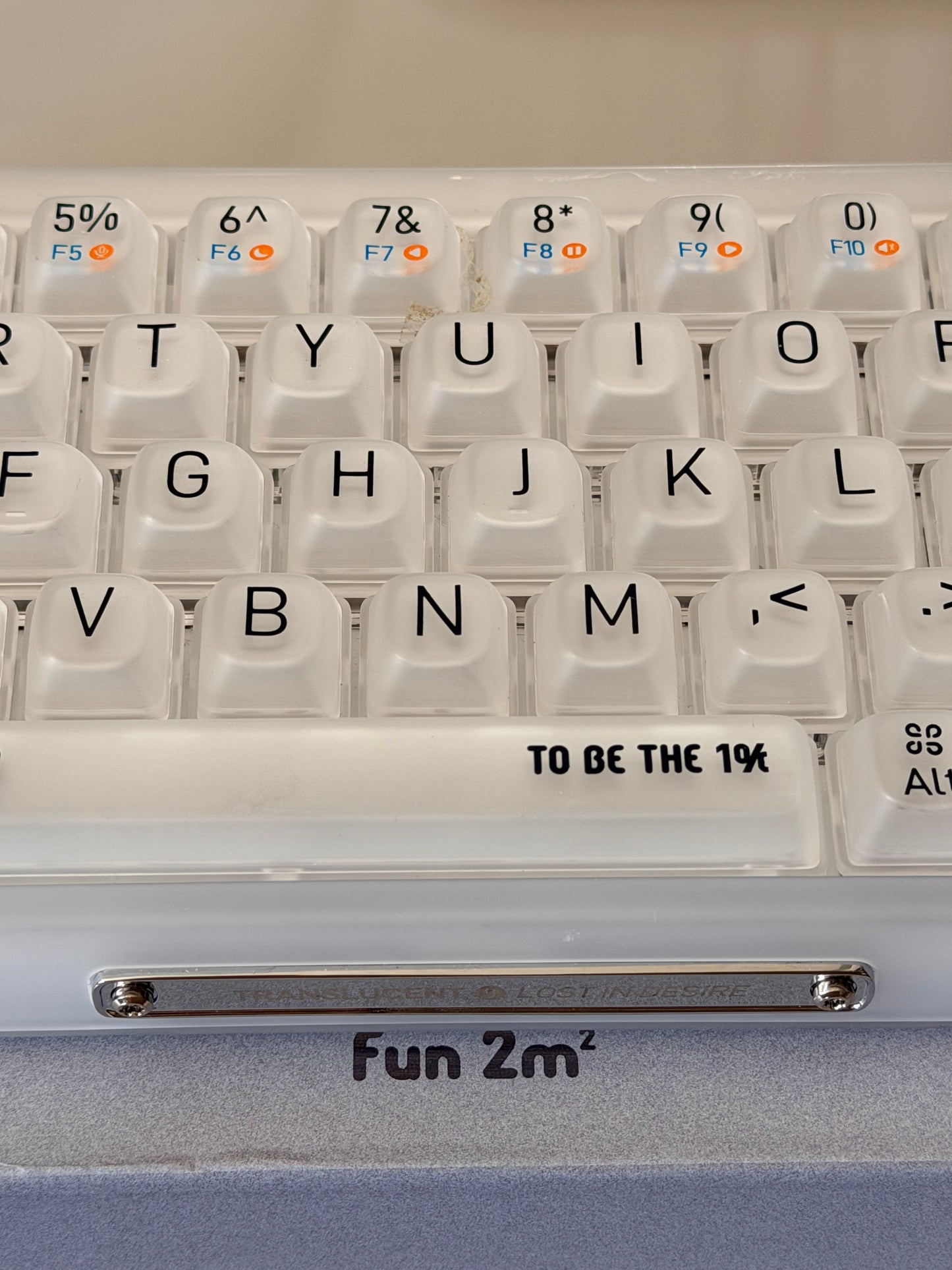 Unboxing Clearance ONLY 1 Instock LOFREE 1% Misty White Foggy Matte Wireless Mechanical Keyboard