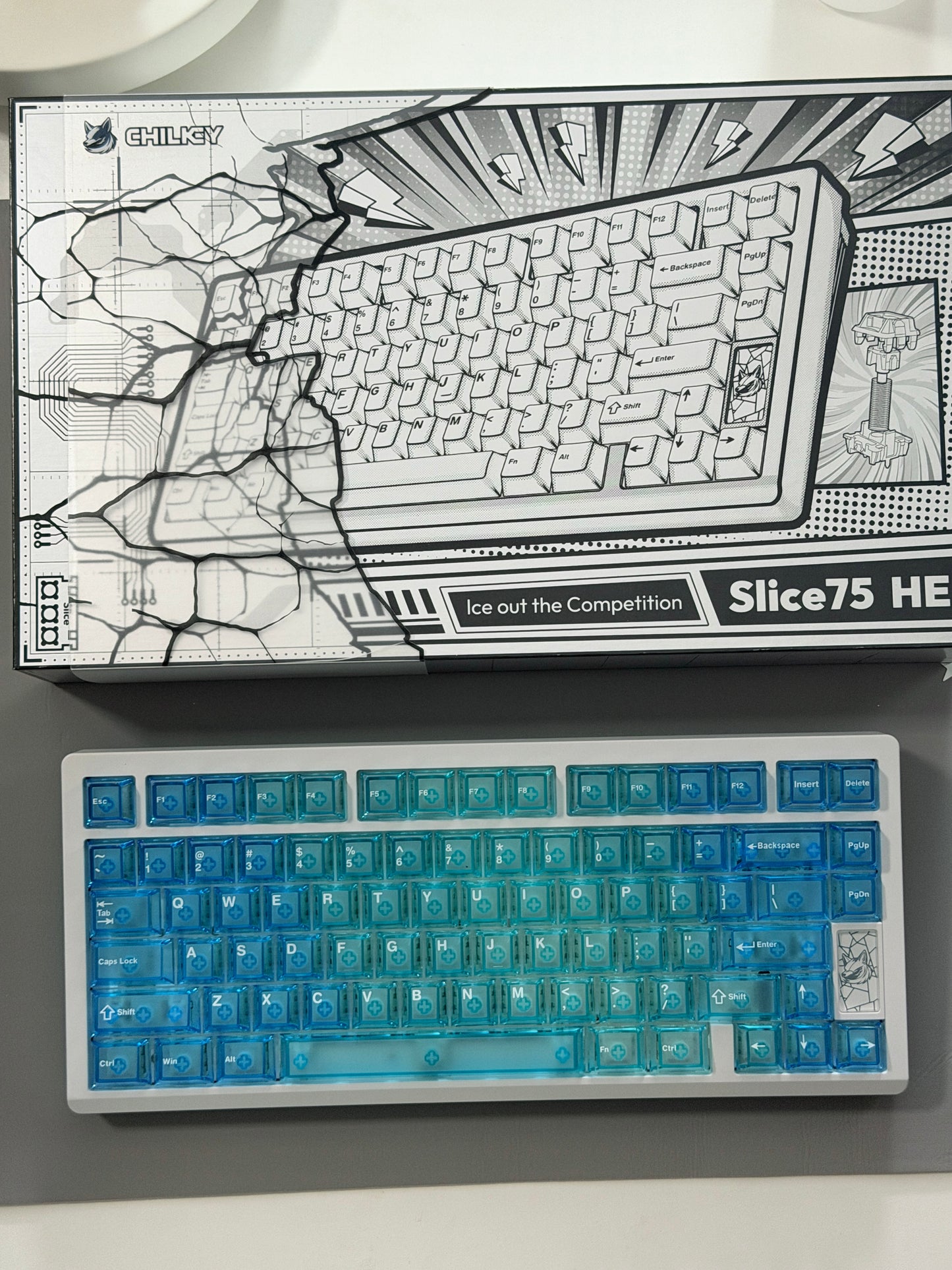 Unboxing Clearance ONLY 1 Instock Chilkey Slice75 HE Keyboard
