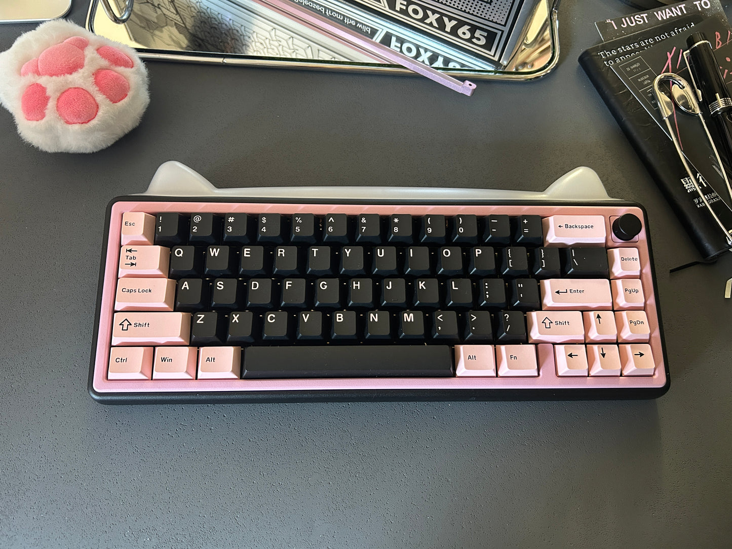 Unboxing Clearance ONLY 1 Instock Foxy 65 Assembled Edition Black Pink Kitten