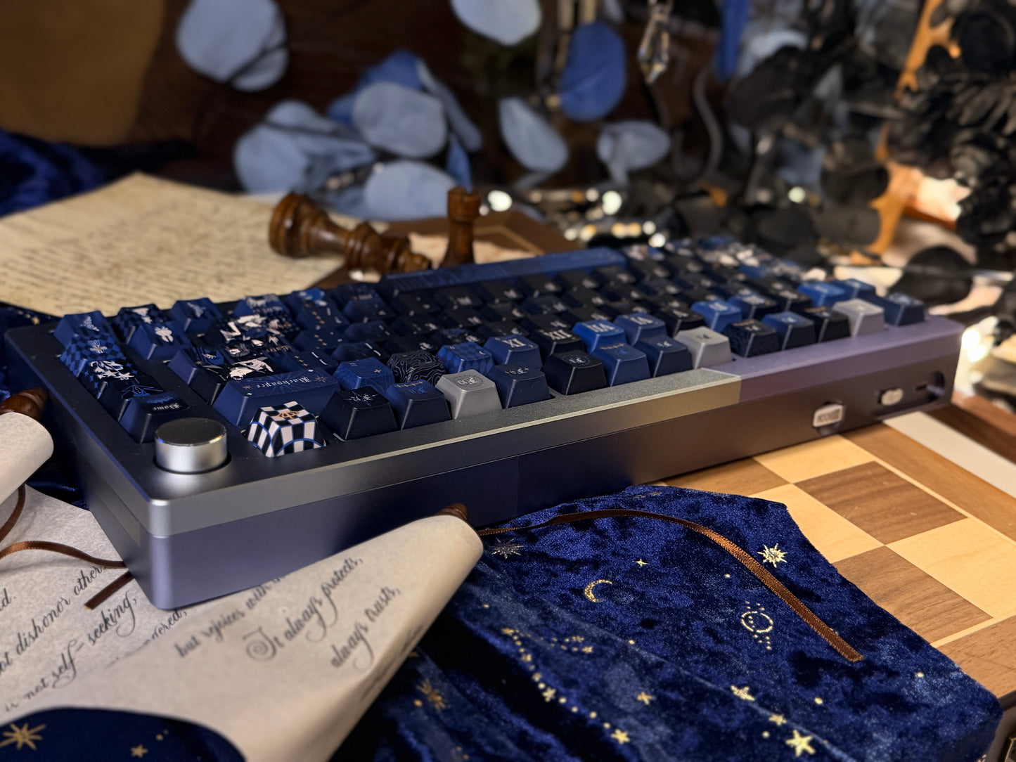 Unboxing For SALEs KiiBOOM LOOP75
Hotswappable Aluminum Gasket Mechanical Keyboard Silver Blue（not including the Wristrest）