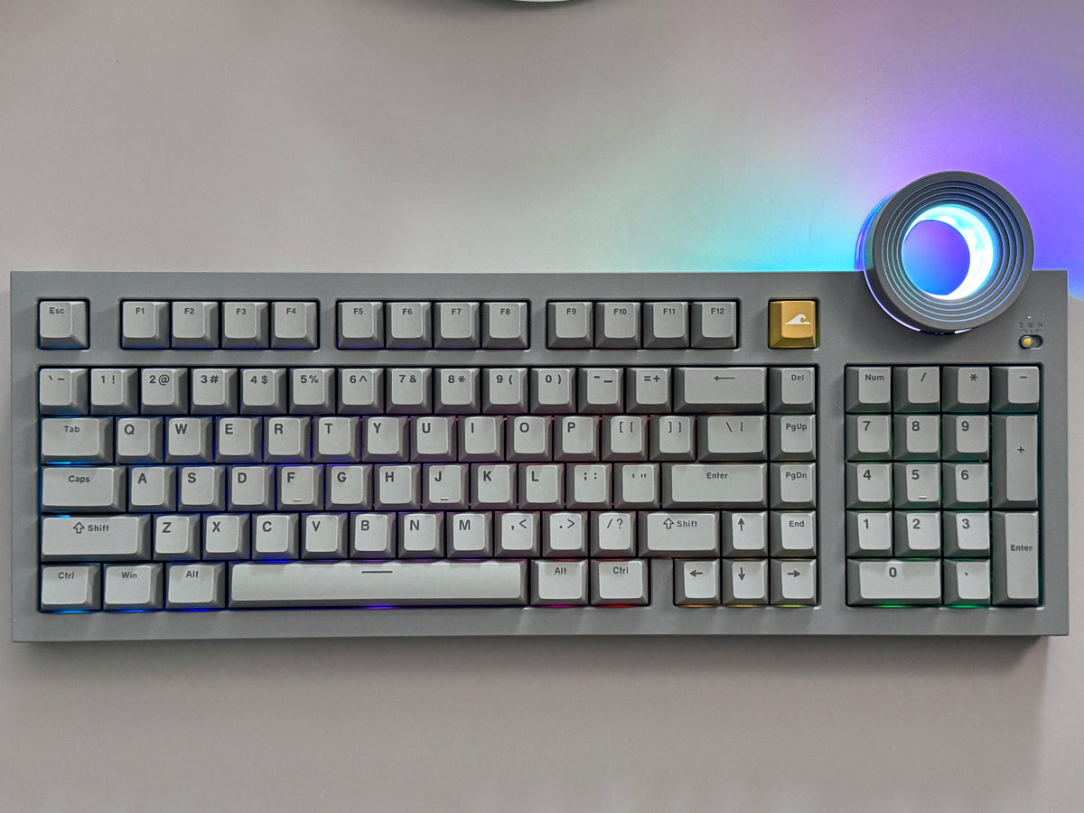 ONLY 1 Instock Dry Studio ATM98Misty Dusk Star Ring RGB Backlit Wireless Aluminum Mechanical