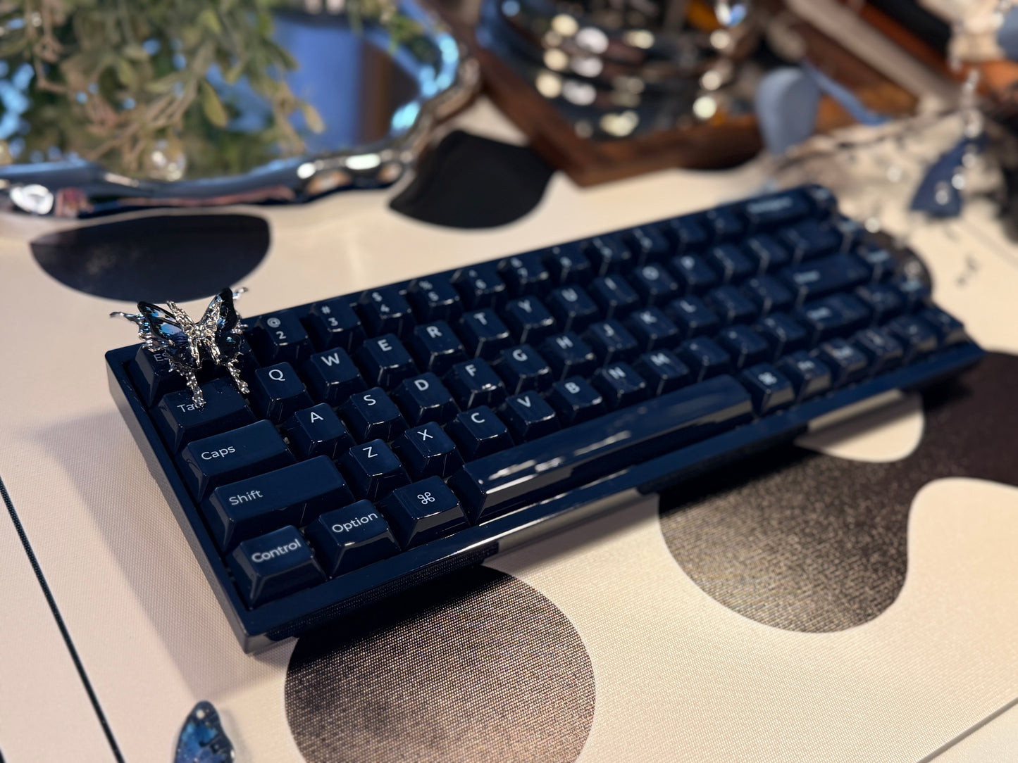 Unboxing Sample For Sales ONLY 1 Instock Keychron Q16 HE 8K Dark Navy Wired Fully Ceramic Keyboard Magnetic Switch For Gaming