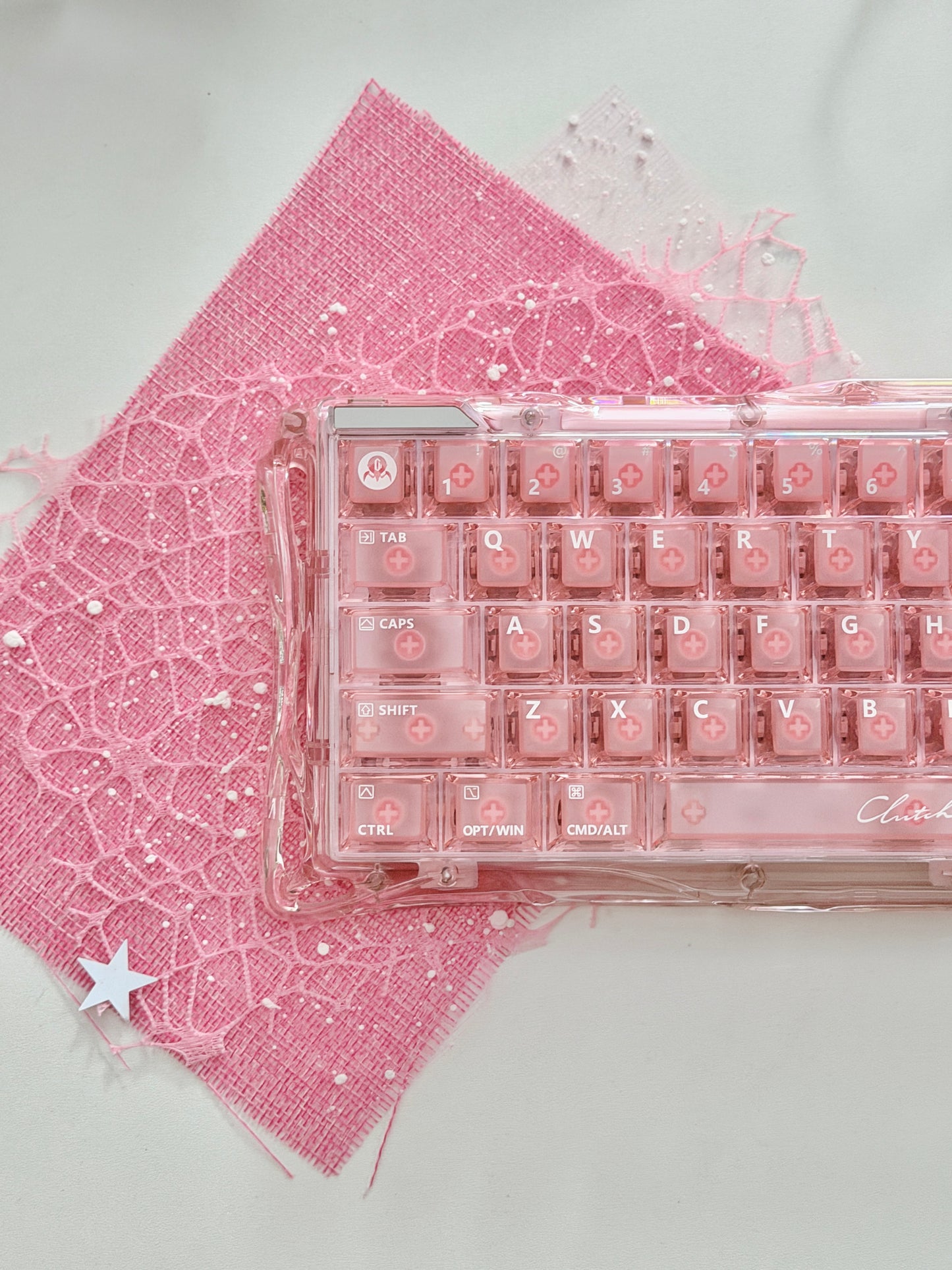 Unboxing Clearance ONLY 1 Instock GravaStar Mercury V60 Crystal Rose Magnetic Gaming Keyboard