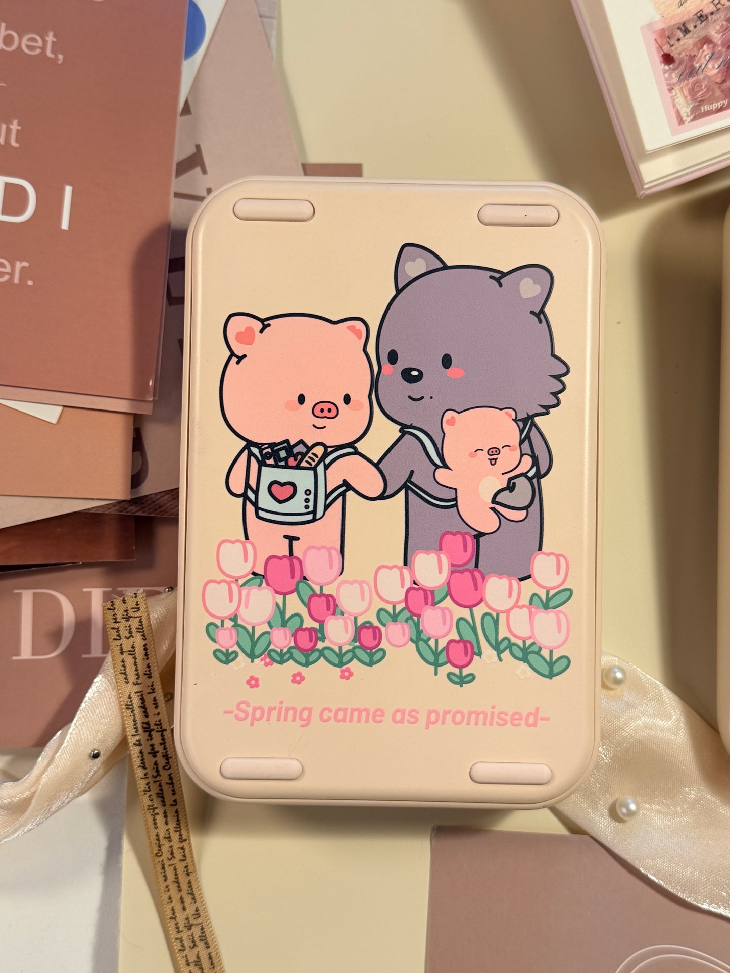 Preorder Prebuilt Aluminum Customized Mechanical Keyboard Rich75 Cream Beige Set（free number pad）