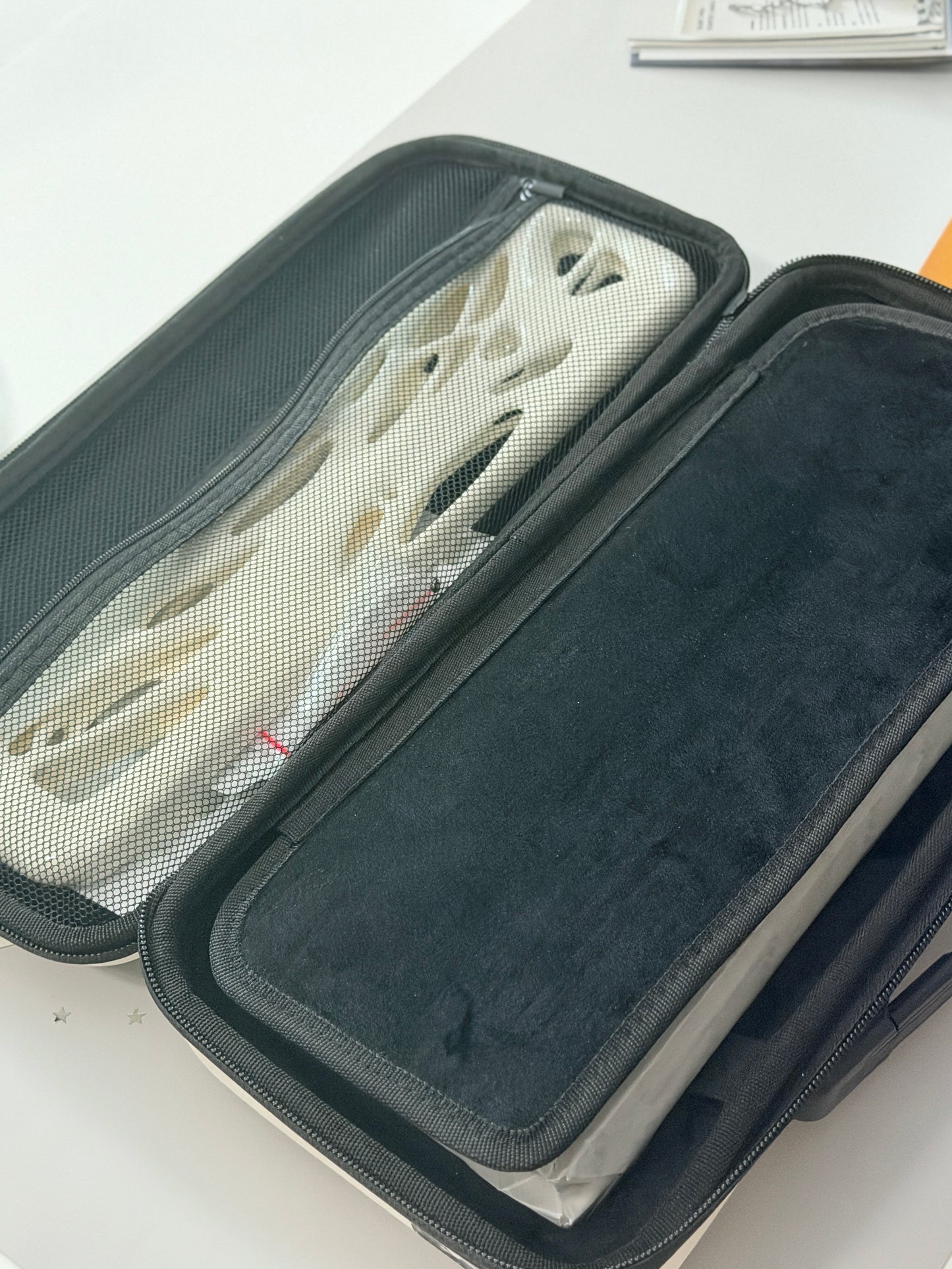 ONLY 1 Instock Full Prebuilt Peak 60 Ceramic Keyboard Case Kit White Crazed➕ Cerakey x Ellipsis Ceramic Wrist Rest ➕ Y3 Switches ➕ A & B SET-ALPHA PLUS-Matte V3 Greige With legends