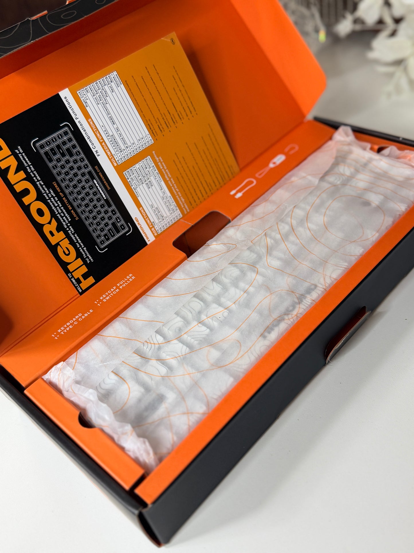 Unboxing Clearance Higround Wireless Gaming Keyboard HG68 Basecamp 65 Mechanical Keyboard SNOWSTONE