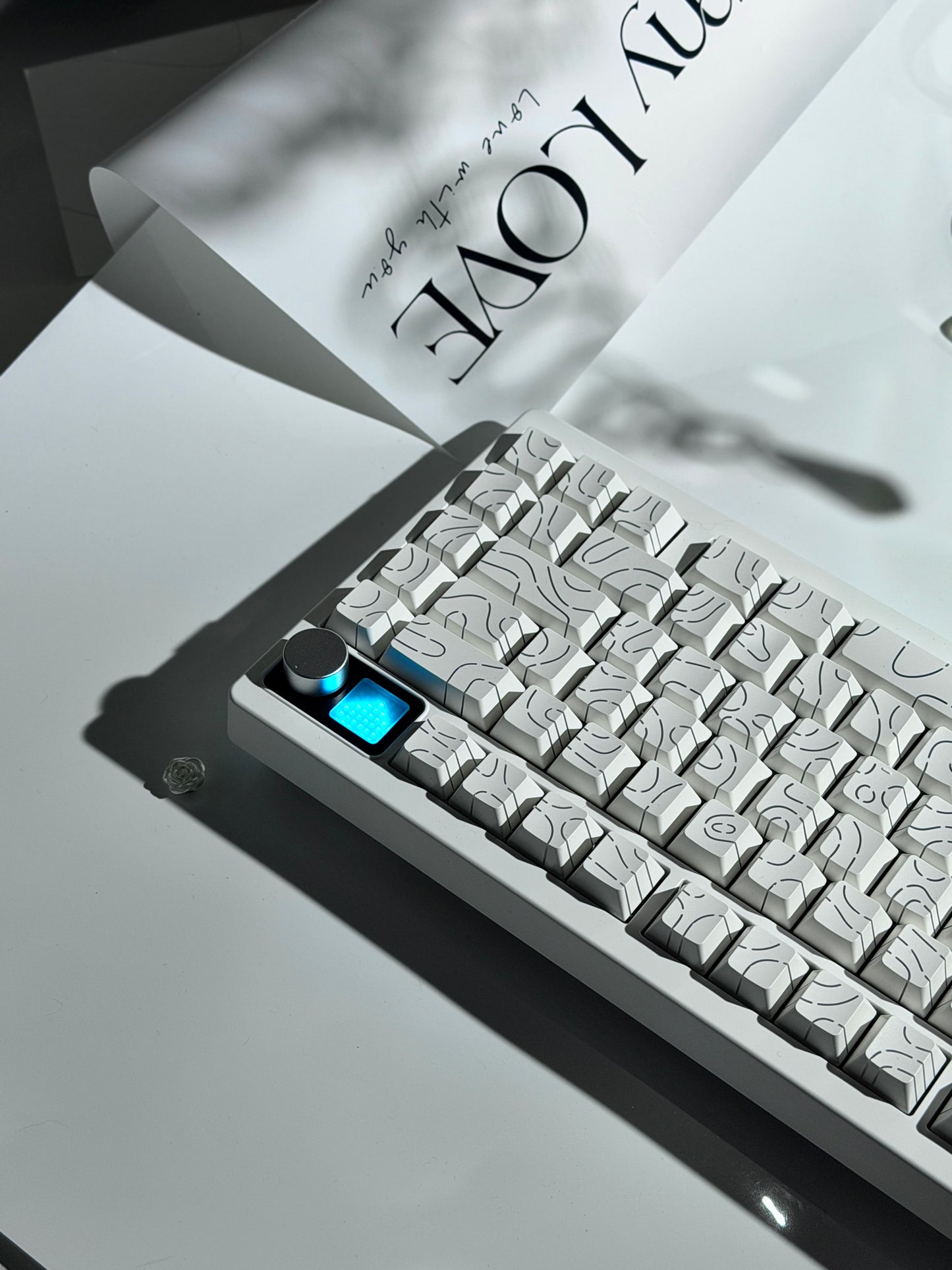 Unboxing ONLY 1 Instock ELECFOX SPECTRA75 Mechanical Gaming Keyboard Wireless RGB Backlight Dot Matrix Display