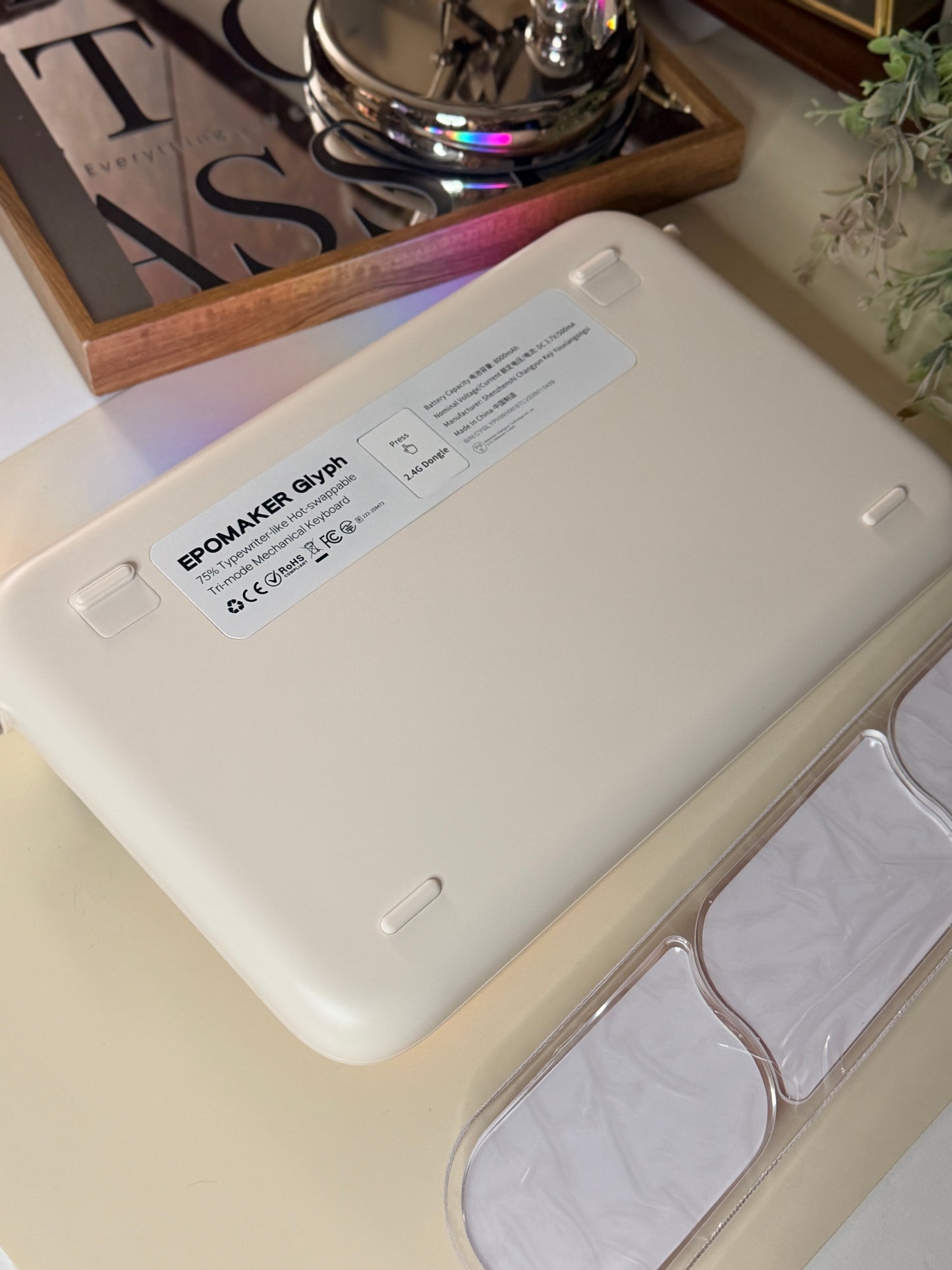 Unboxing Clearance ONLY 1 Instock EPOMAKER Glyph75 Typewriter Mechanical Keyboard