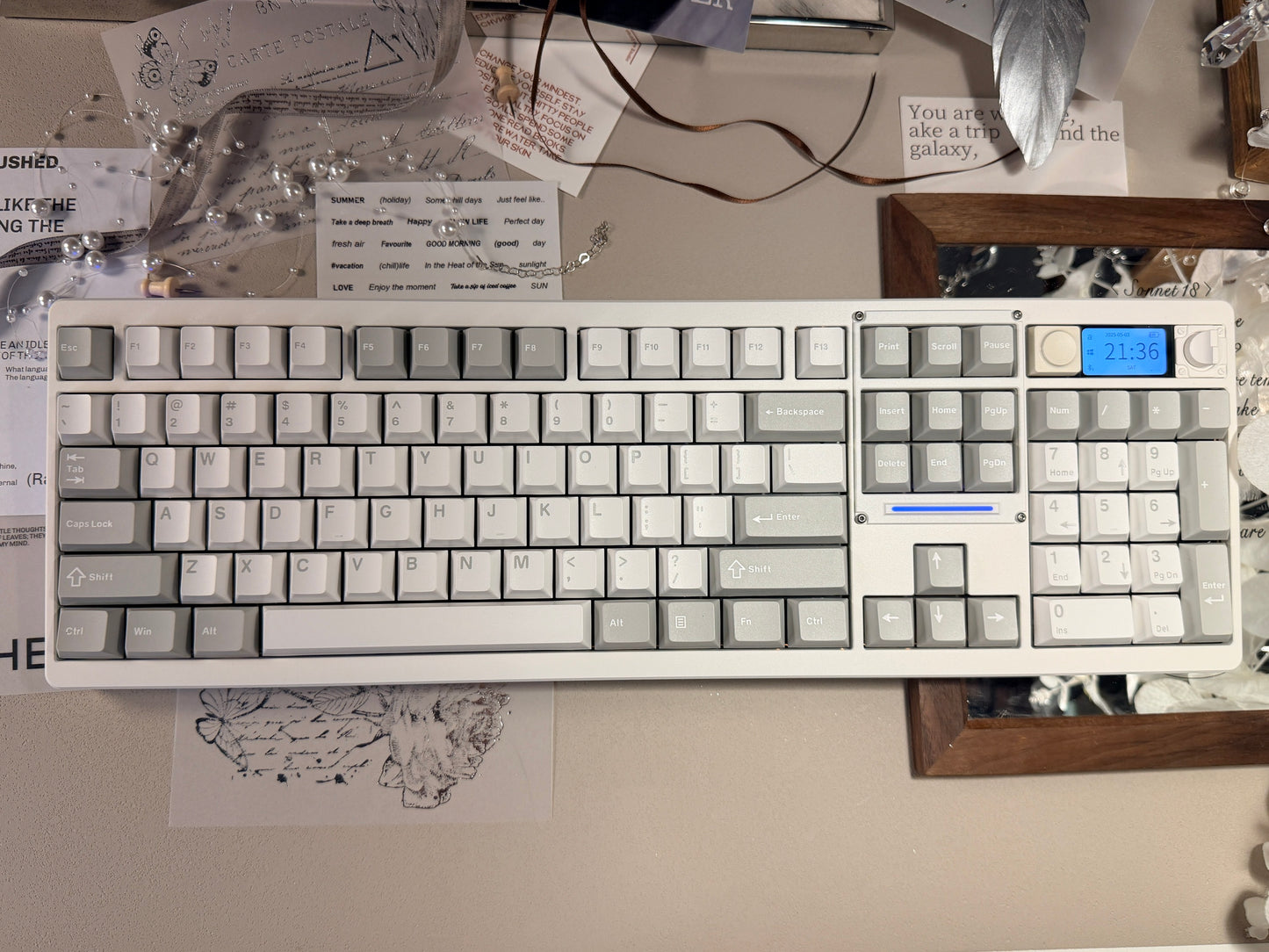 Unboxing Sample For Sale ONLY 1 Instock Wireless Mechanical Keyboard Chilkey ND104 Gaming Keyboard