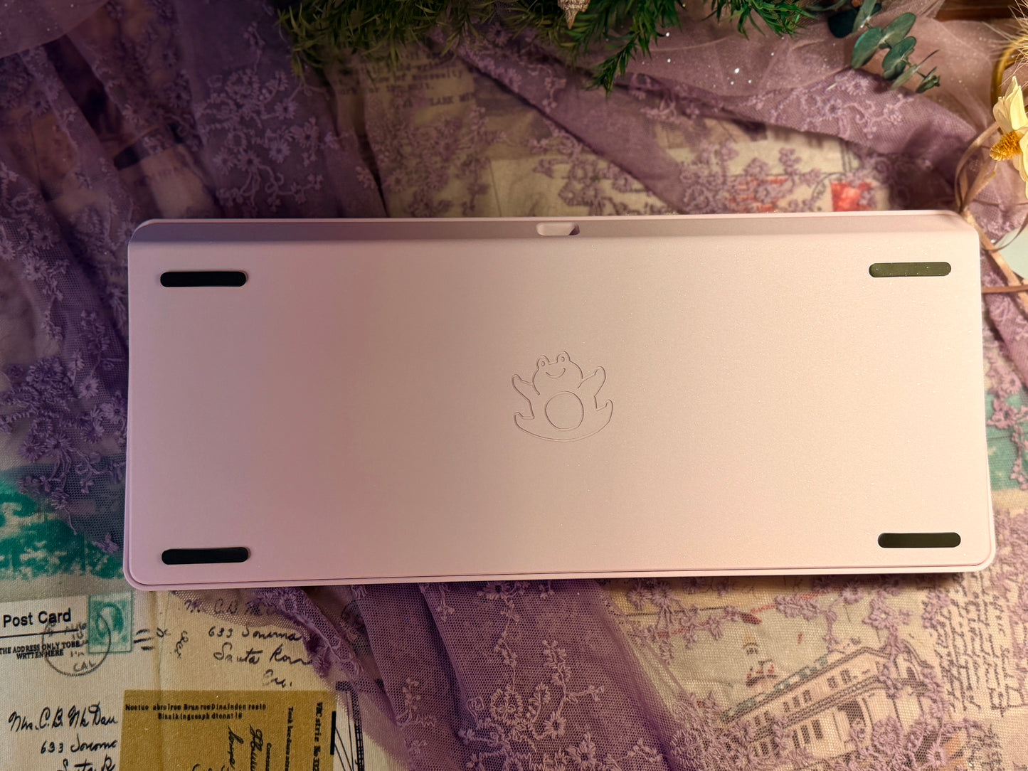 ONLY 1 Instock Prebuilt Aluminum Customized Mechanical Keyboard DBP75 Purple Creamy Keyboard Set