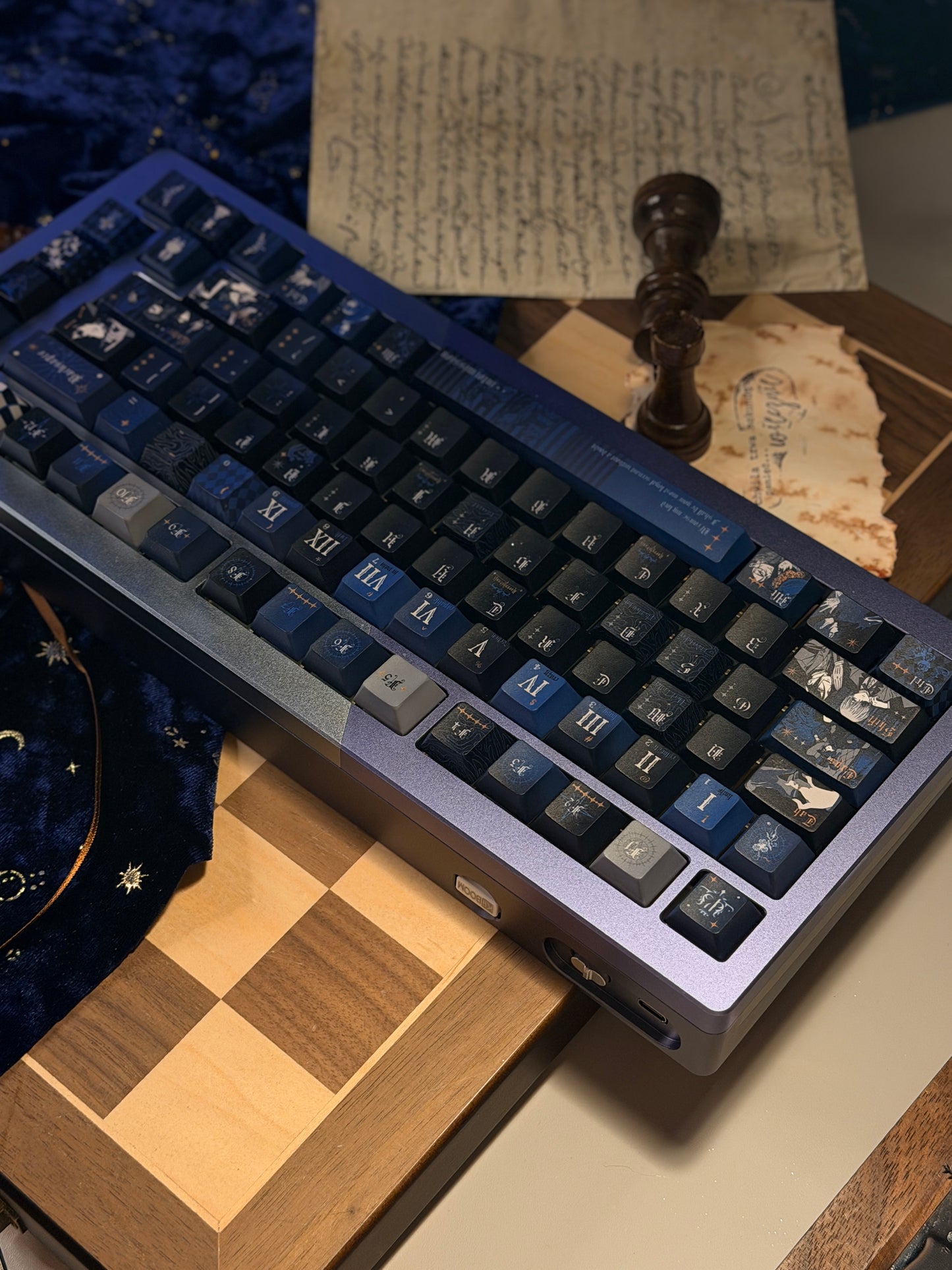 Unboxing For SALEs KiiBOOM LOOP75
Hotswappable Aluminum Gasket Mechanical Keyboard Silver Blue（not including the Wristrest）