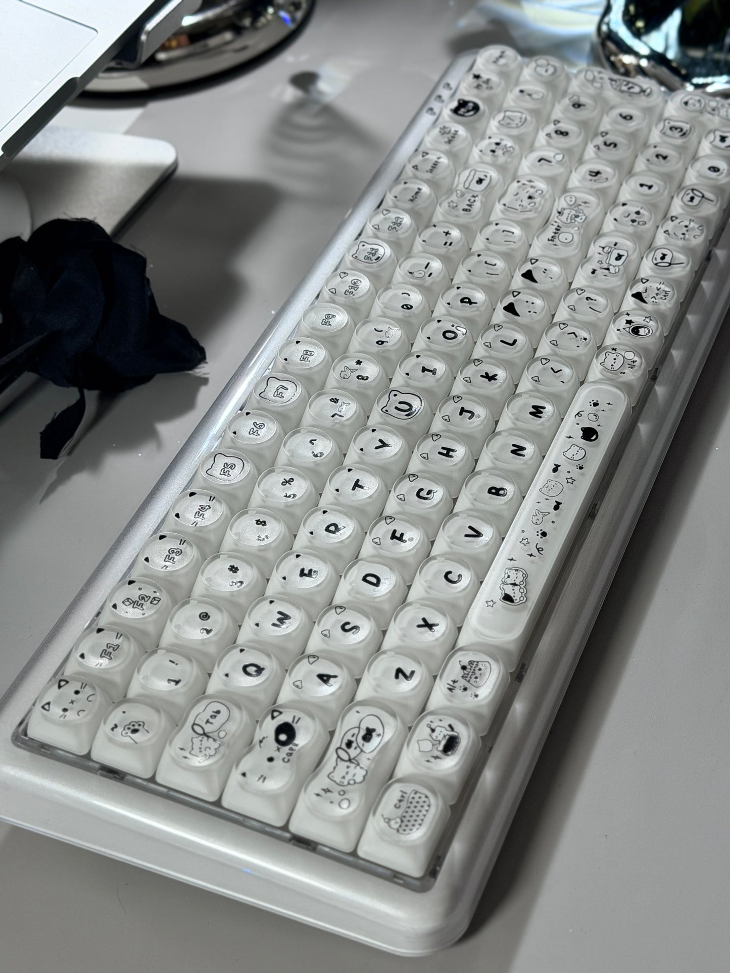 Unboxing Clearance ONLY 1 Instock MechLands X Maorbeng X100 PRO Membrane Keyboard with Number Pad RGB Backlits Wireless