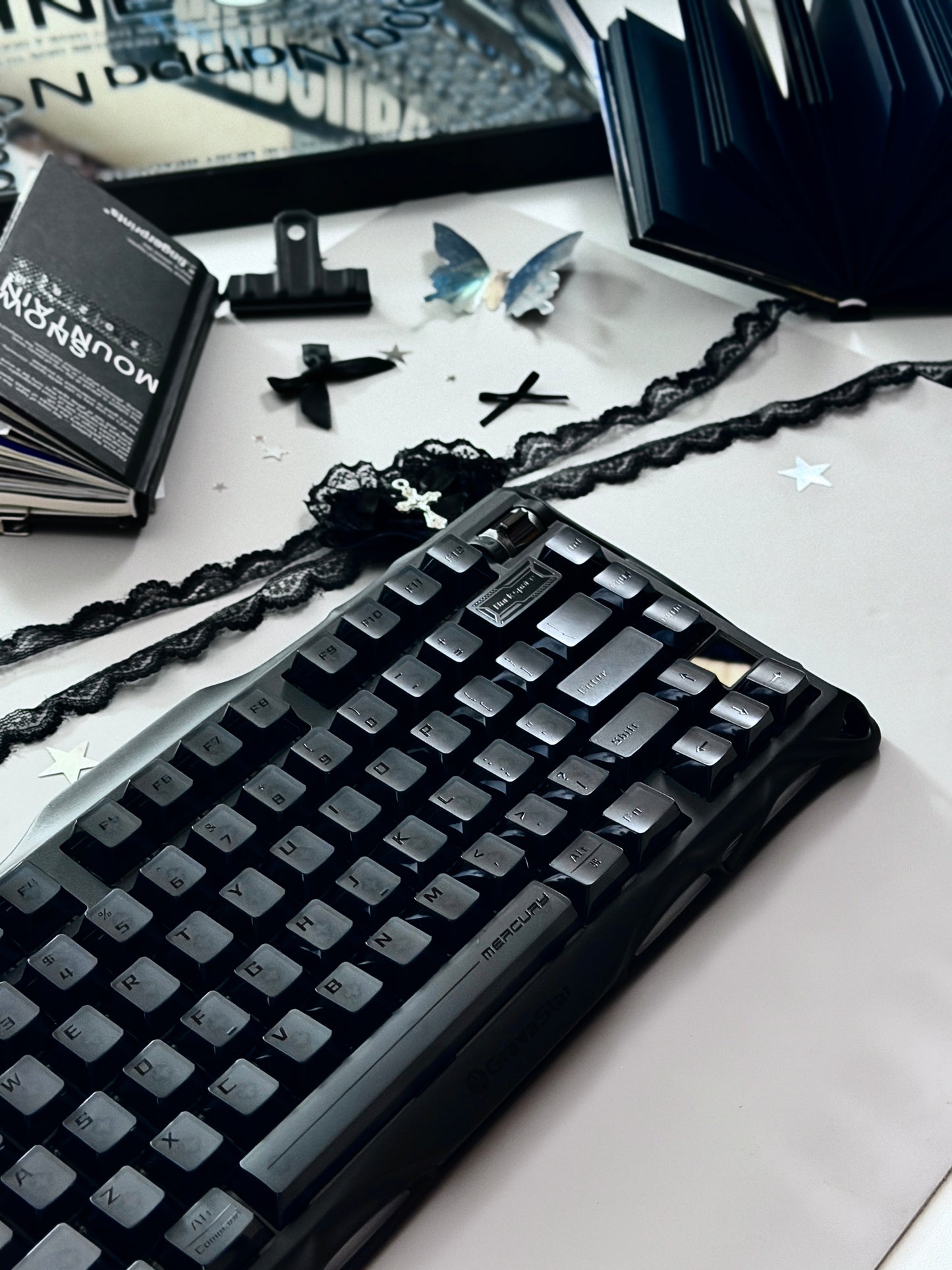 ONLY 1 Unboxing For Clearance Mercury K1 - Stealth Black Aluminum Mechanical Keyboard