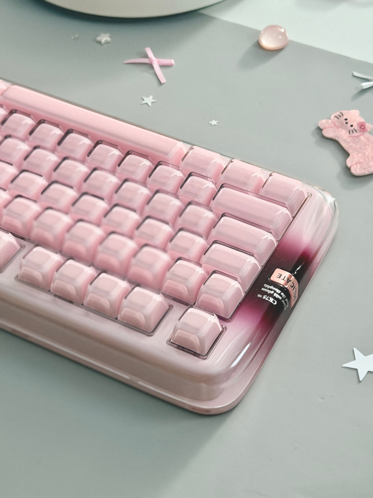 Unboxing Clearance ONLY 1 Instock XVX x CoolKiller CK75 SE Wireless Mechanical Keyboard Pink
