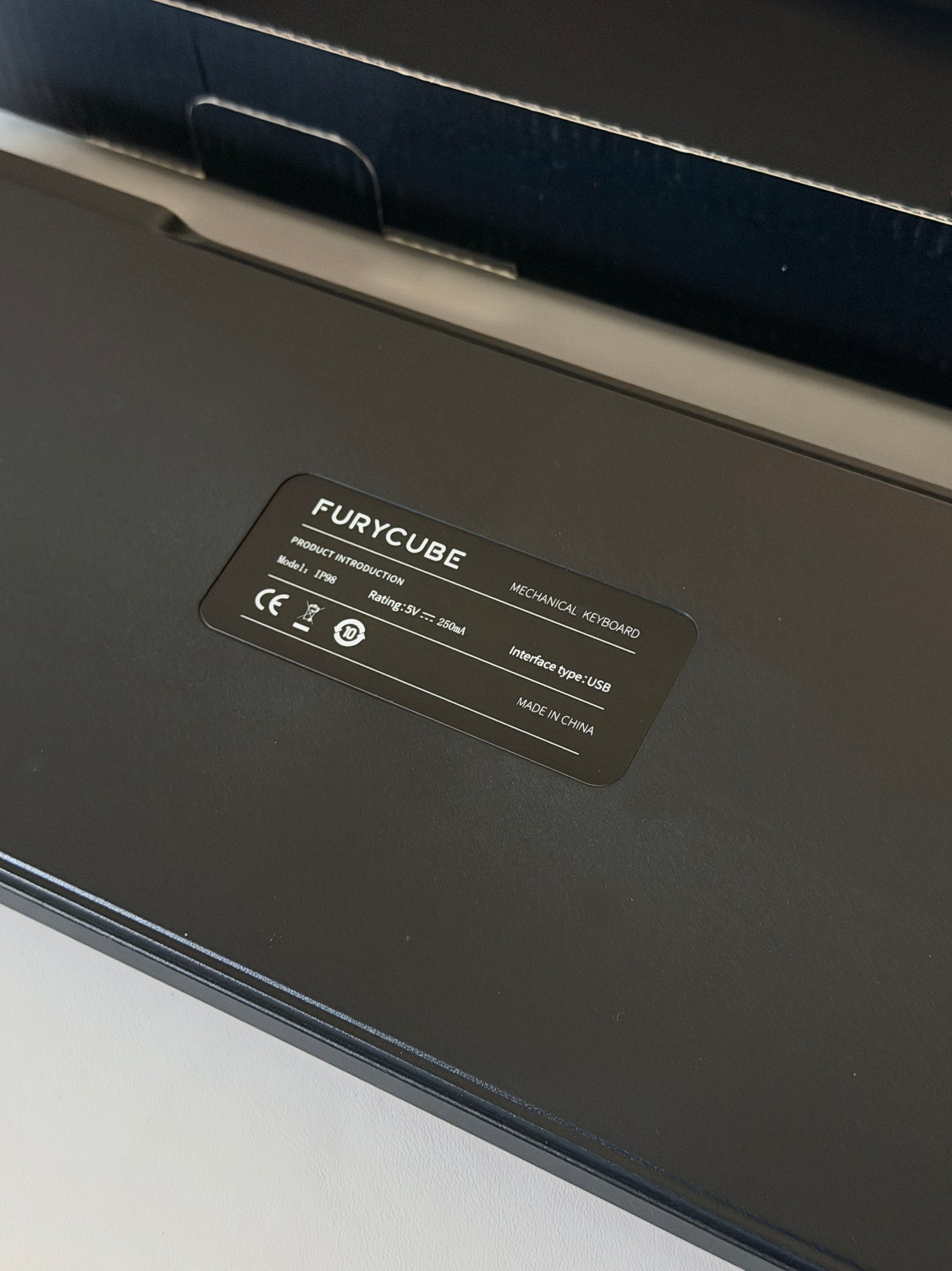 Unboxing Clearance ONLY 1 Instock FURYCUBE IP98 Black Pink Silent Membrane Keyboard