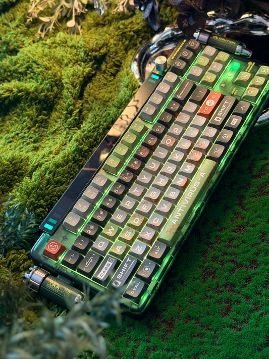 Unboxing Sample For Sale ONLY 1 Instock Keysme Lunar 01 Green Mechanical Keyboard- Ghost Ship