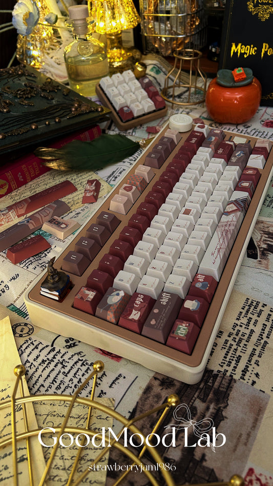 ONLY 1 Instock Prebuilt Tn75 Cream Coffee Aluminum Customized Mechanical Keyboard Set