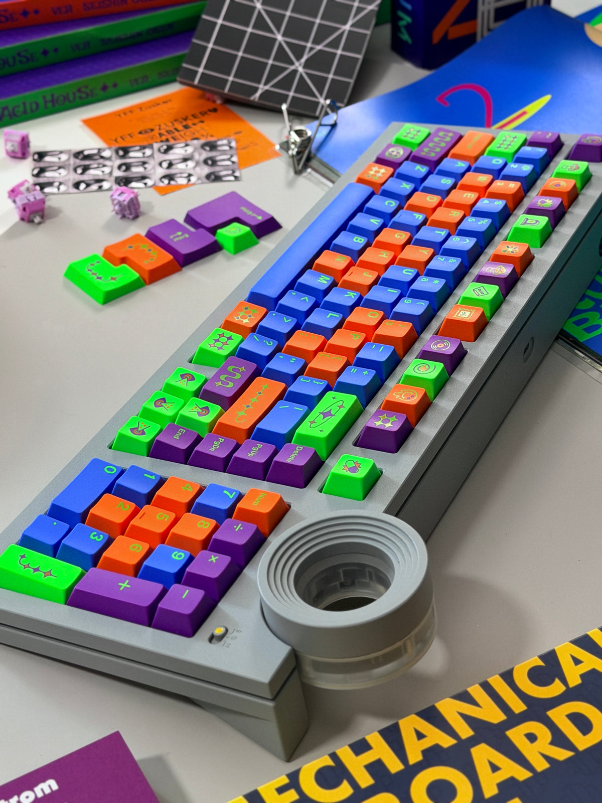 ONLY 1 Instock Dry Studio ATM98Misty Dusk Star Ring RGB Backlit Wireless Aluminum Mechanical