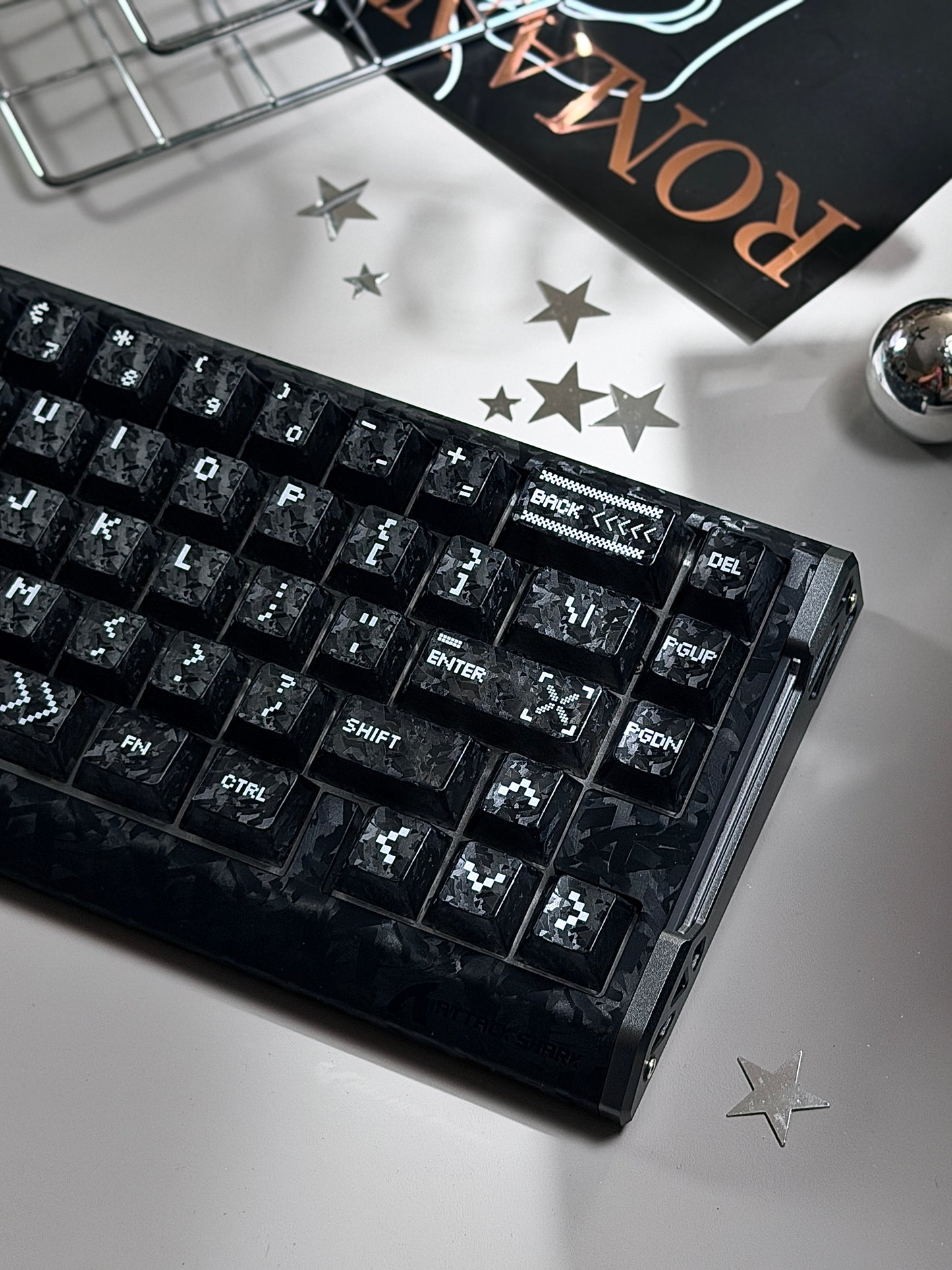 Unboxing Clearance ONLY 1 Instock ATTACK SHARK R68 HE Carbon Fiber Rapid Trigger Gaming Keyboard Magnetic Switch