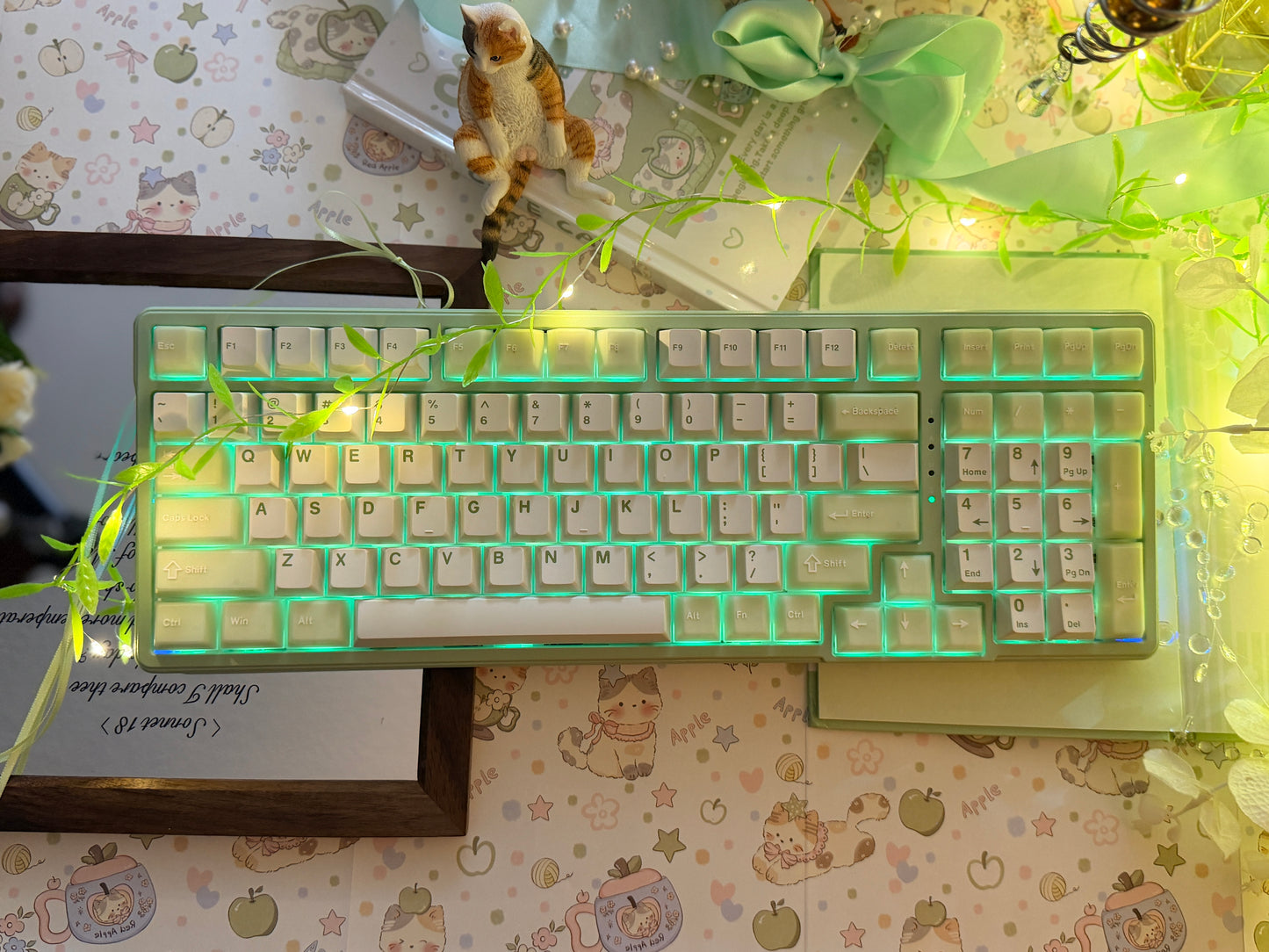 Unboxing For Sales FURYCUBE K99 pro Creamy Green Wireless Mechanical Keyboard, Gasket Hot Swappable RGB Gaming Keyboard with Numpad