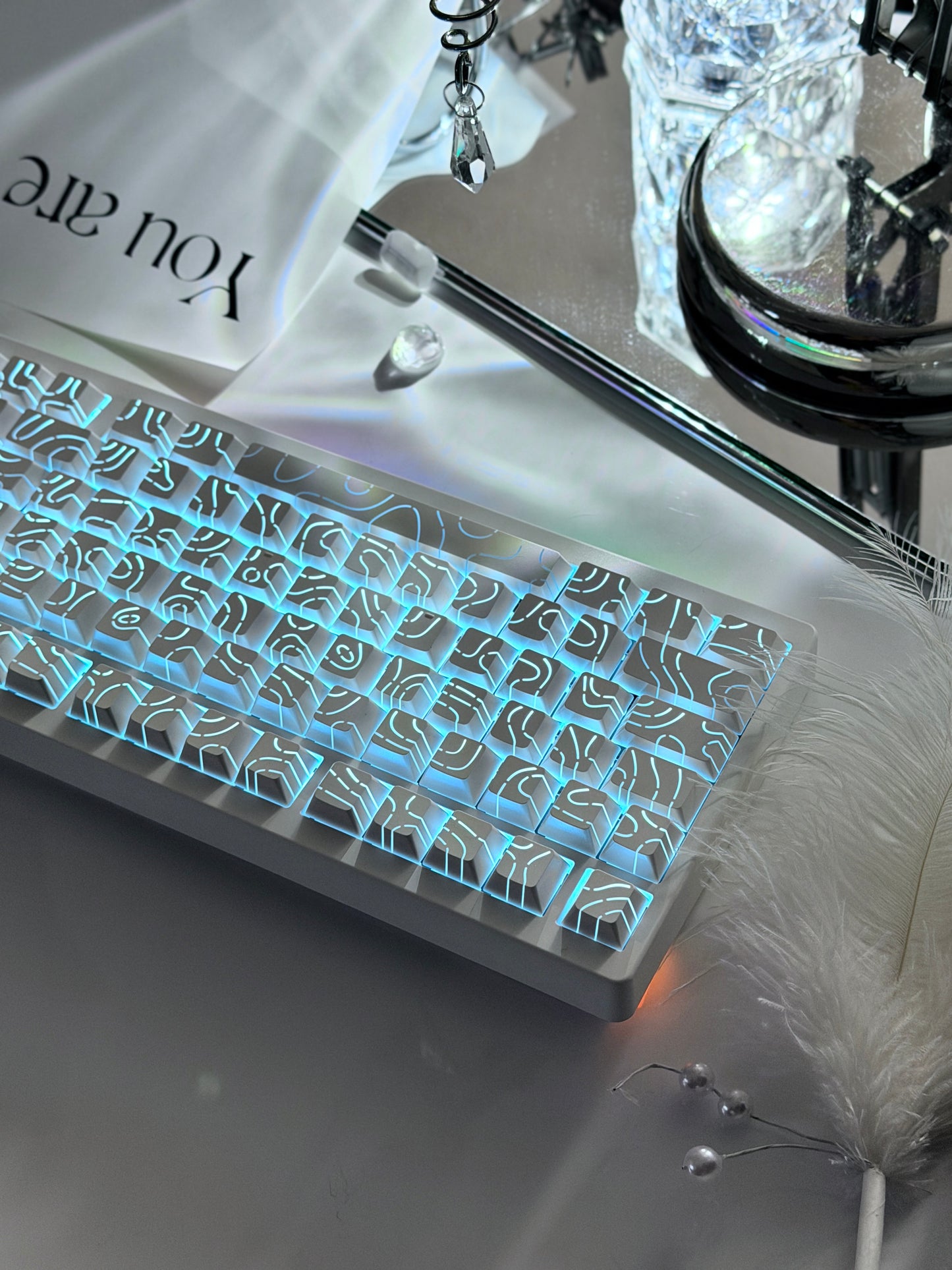 Unboxing ONLY 1 Instock ELECFOX SPECTRA75 Mechanical Gaming Keyboard Wireless RGB Backlight Dot Matrix Display